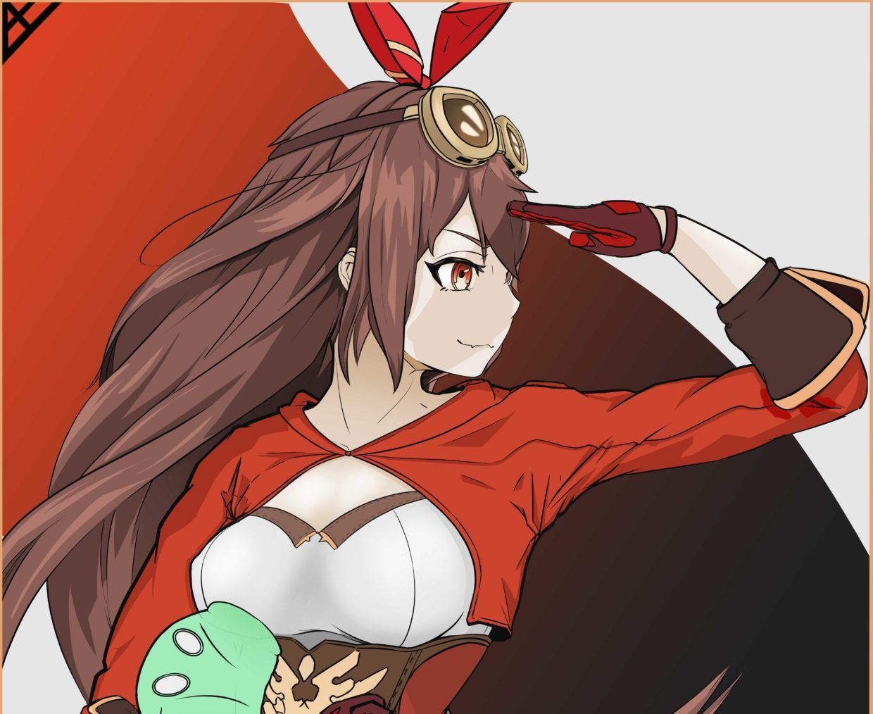 Amber Salute Genshin Impact. Anime wallpaper, Anime, Wallpaper