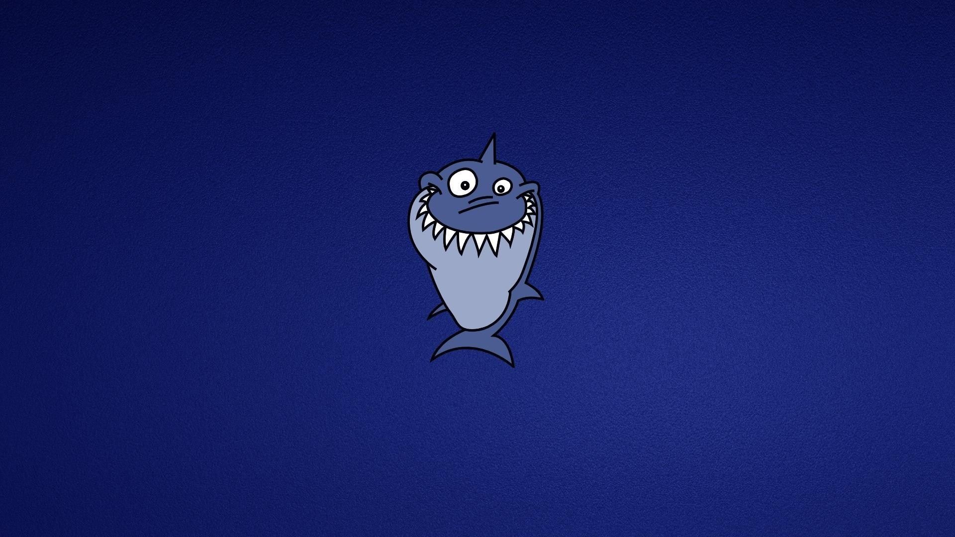 Funny Cartoon Shark