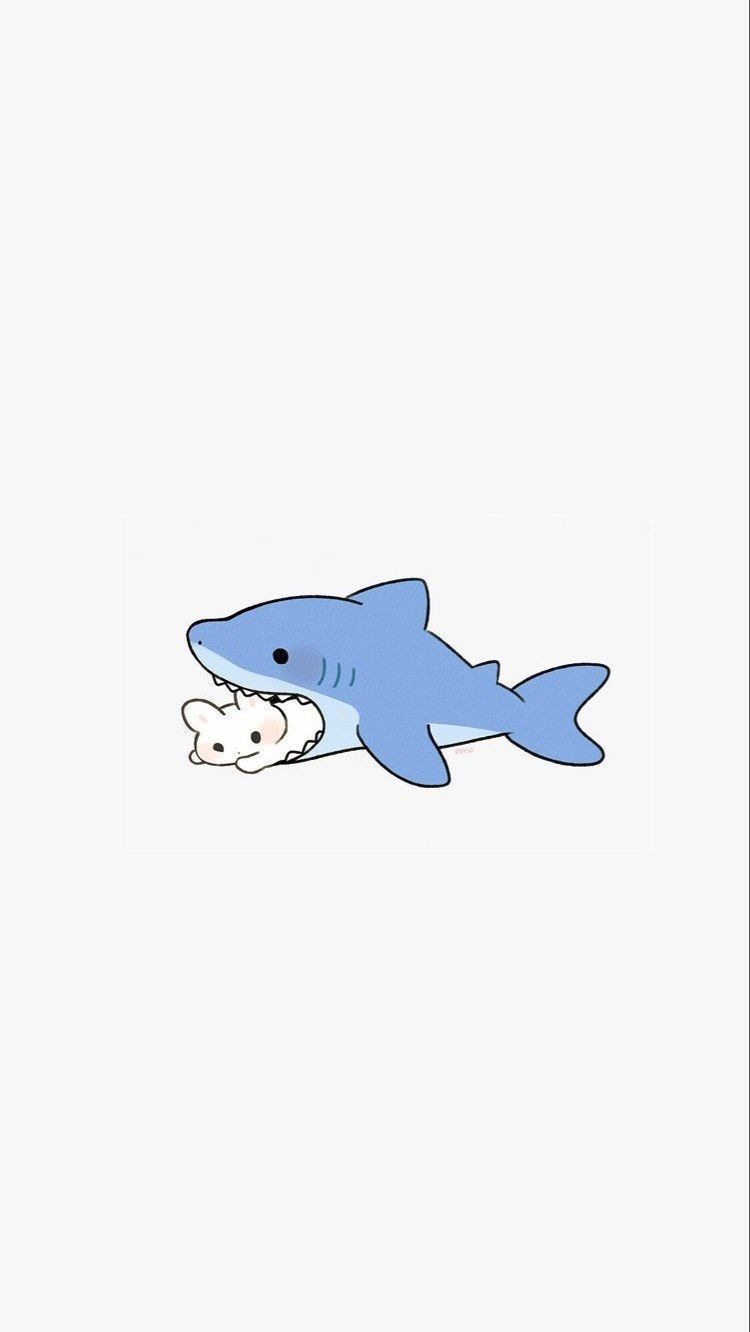 Prints. Cute cartoon wallpaper, Wallpaper iphone cute, Shark wallpaper iphone