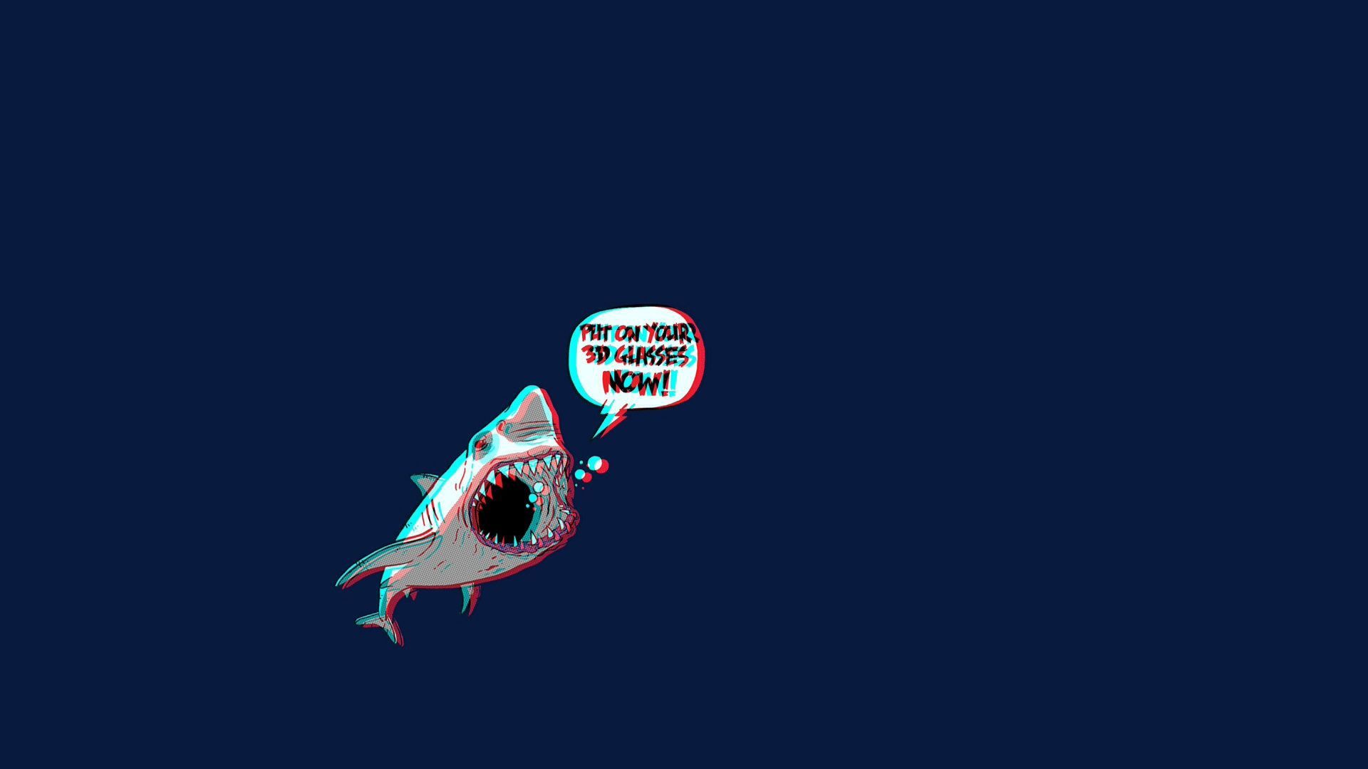 Funny Shark Wallpaper for Desktop