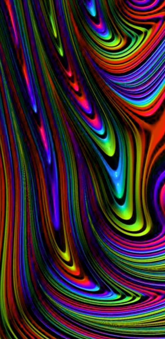 Neon Swirl wallpaper