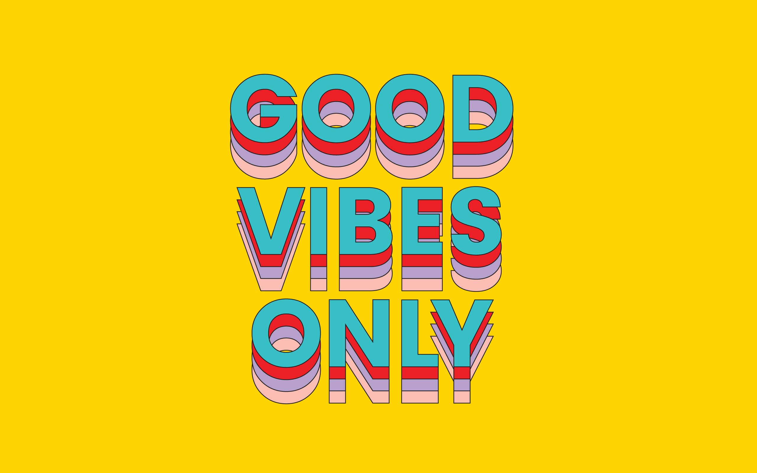 Phone Wallpaper Good Vibes Only Graphic by Mycreativee · Creative Fabrica