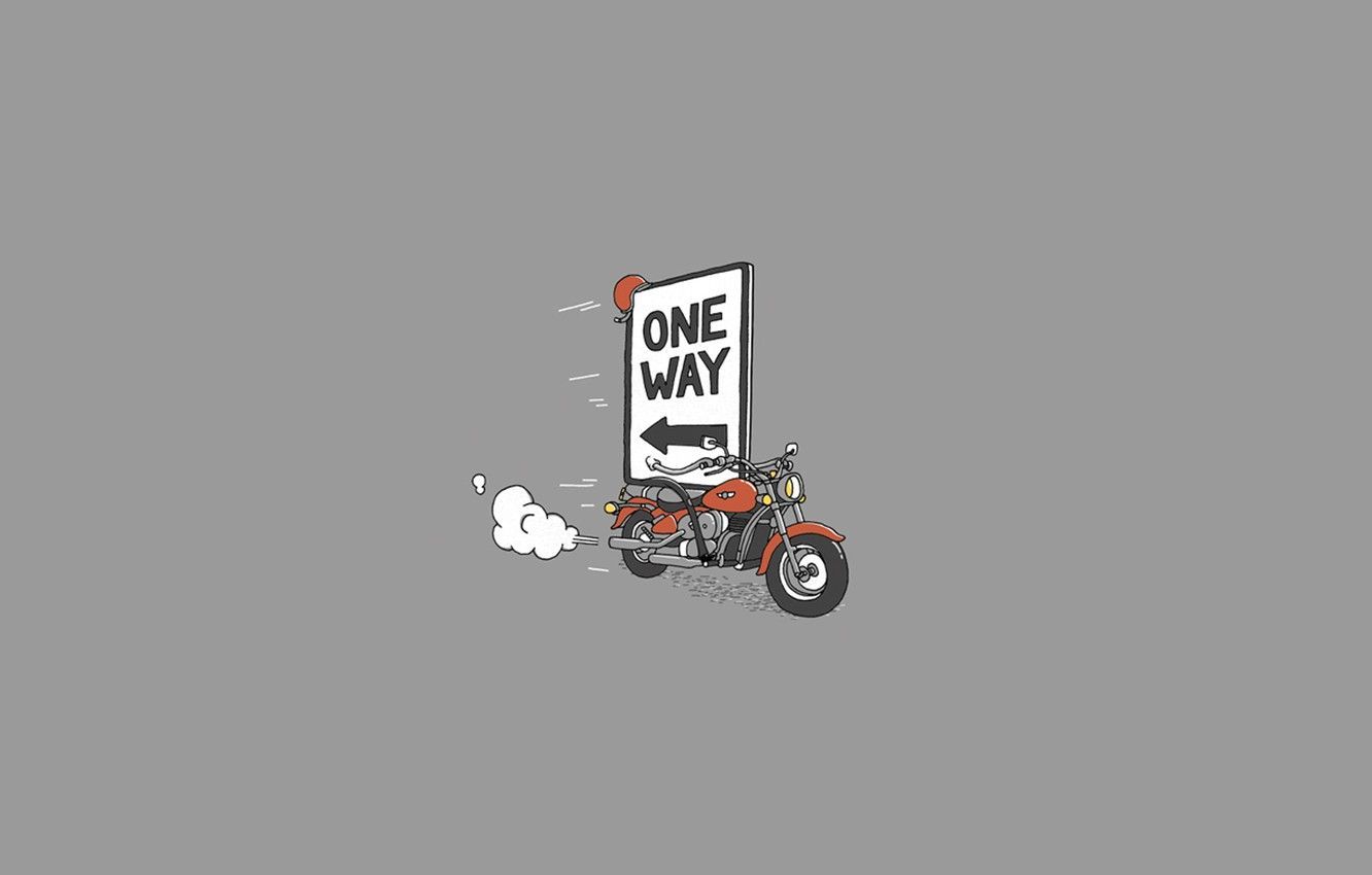 Minimalist Motorcycle Wallpaper