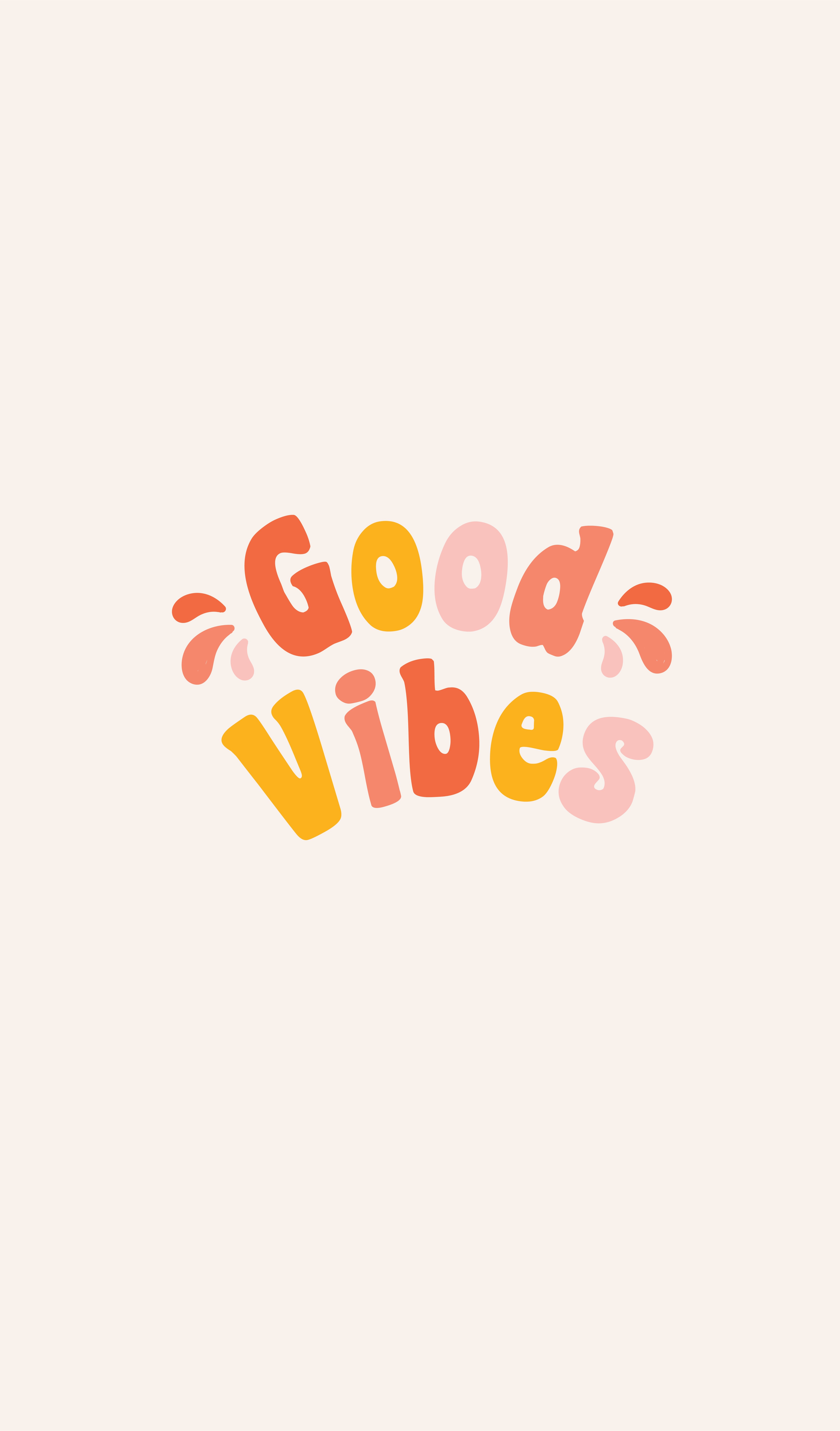 Positive Vibe Aesthetic Background iPad Wallpaper 