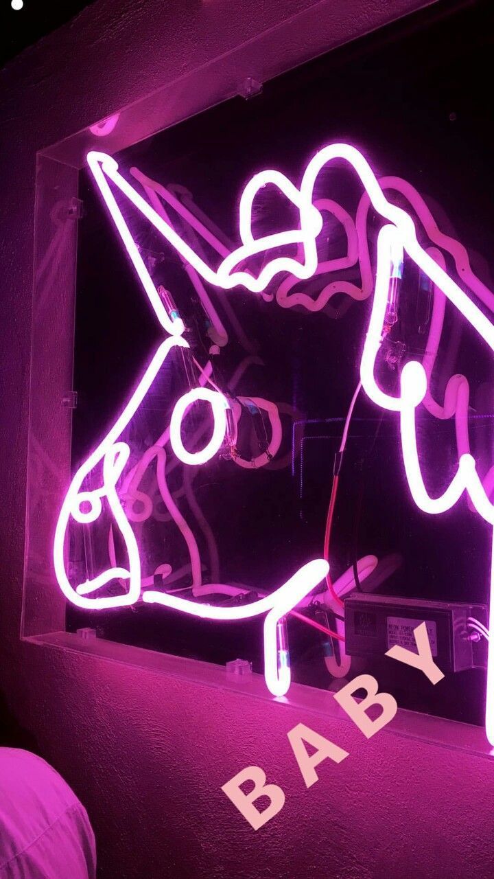 Neon Grunge Pink Aesthetic Wallpaper