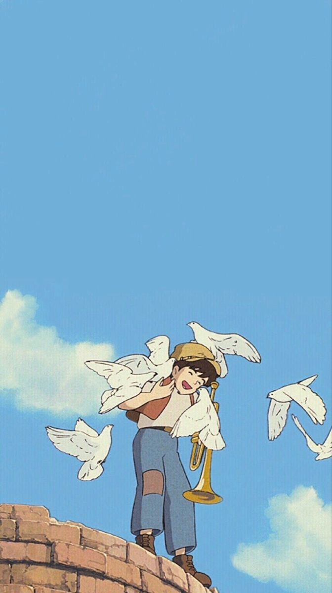Castle in the Sky iPhone wallpaper. Studio ghibli characters, Studio ghibli, Ghibli artwork