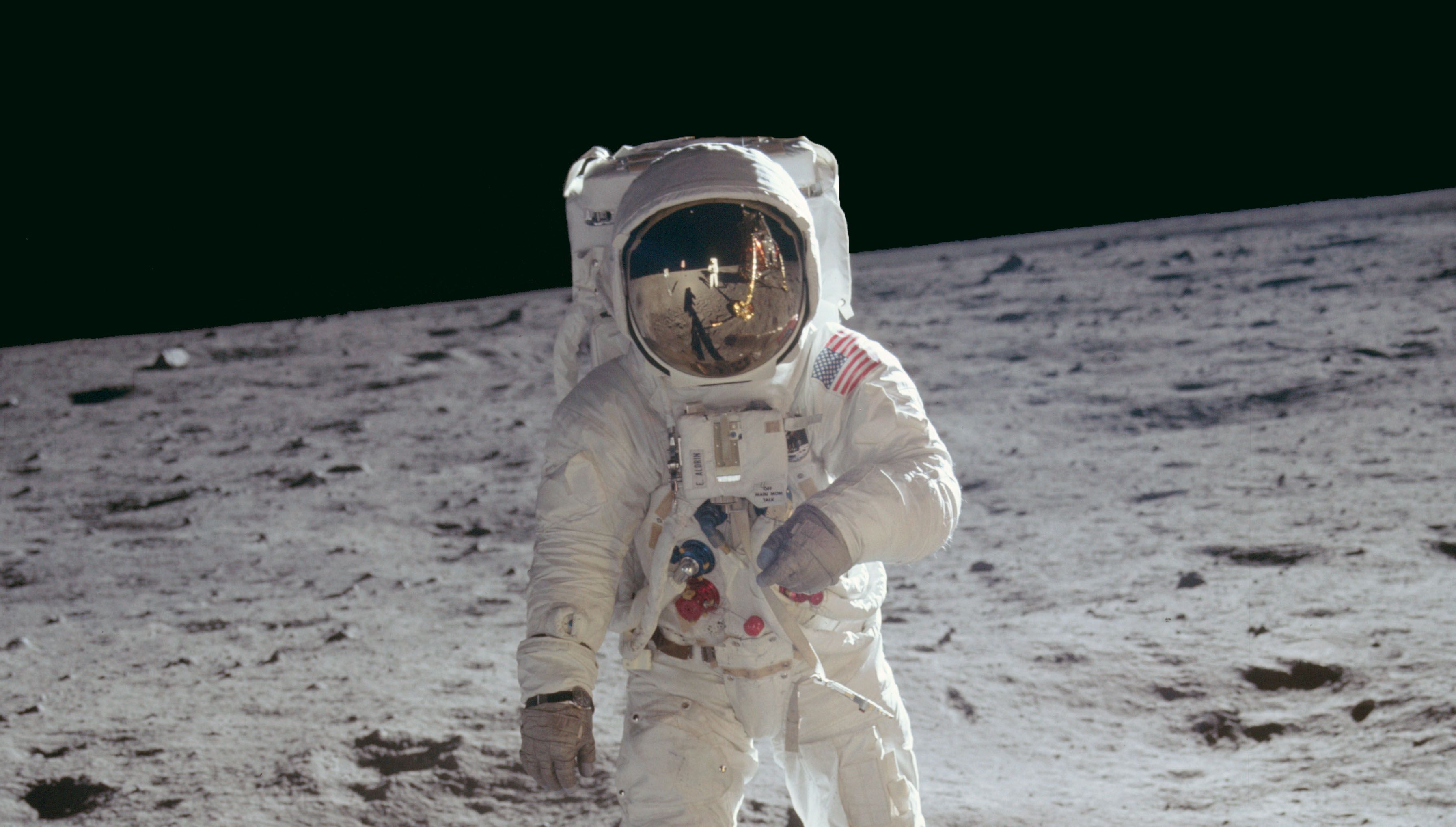 Neil Armstrong On Moon Video