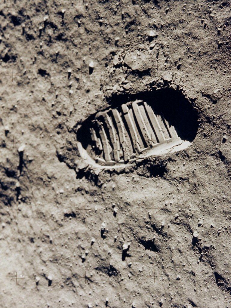 Apollo 11 Footprint Wallpaper. Apollo 11 image of one of th