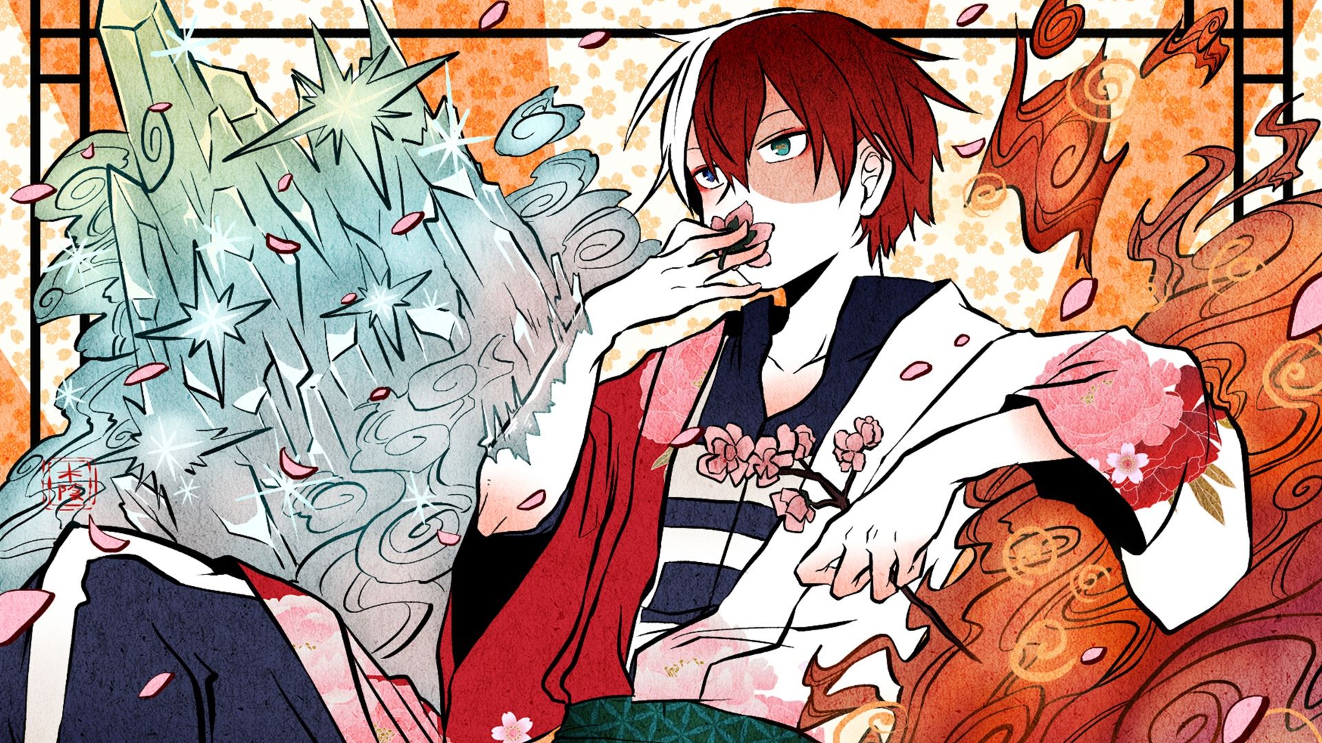 Aesthetic PC Todoroki Wallpaper