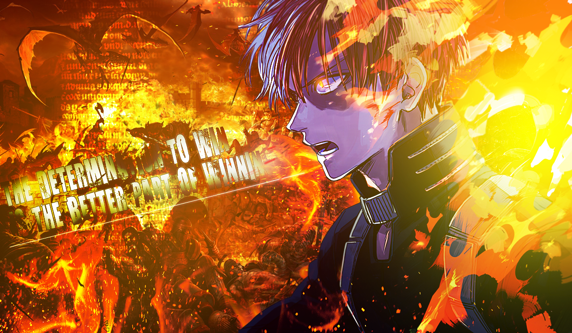 Shoto Todoroki Wallpaper Laptop