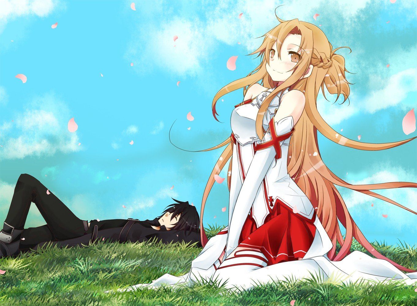 px Kirigaya Kazuto Sword Art Online Yuuki Asuna
