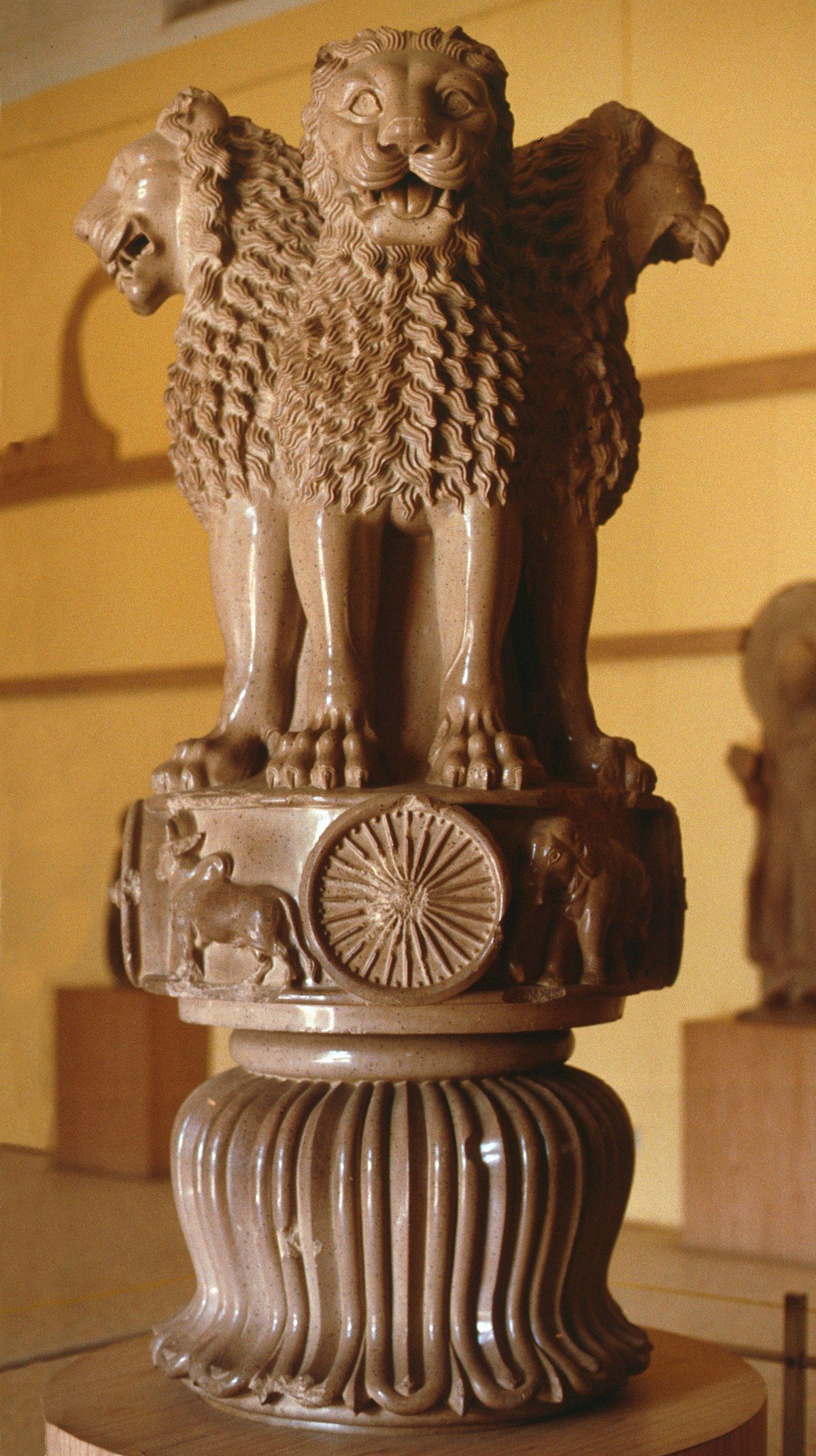 Mauryan art. Ashokan pillar, Ashoka pillar, Indian flag wallpaper