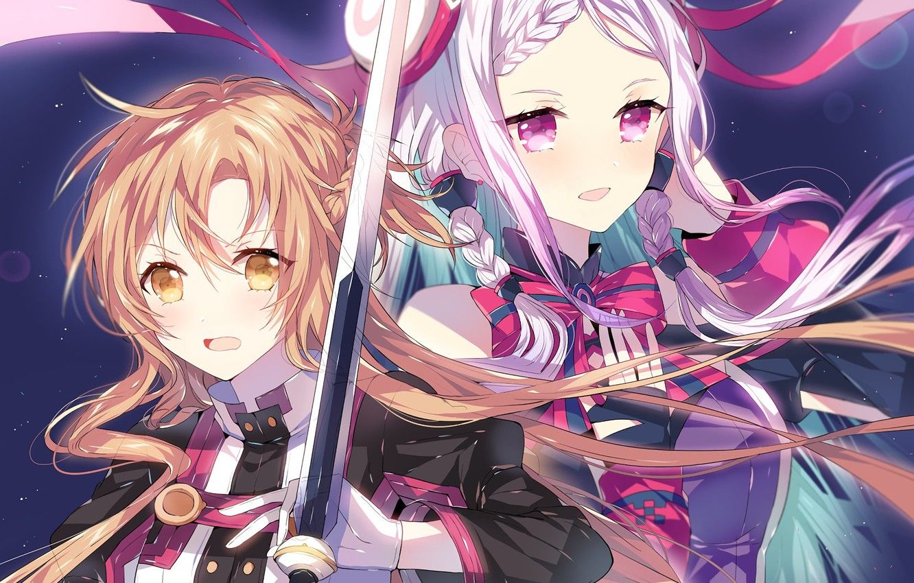 Wallpaper girl, game, anime, asian, manga, japanese, Yuuki Asuna, Sword Art Online, oriental, SAO, bishojo, light novel, Sword Art Online: Ordinal Scale, Yuma image for desktop, section сёнэн