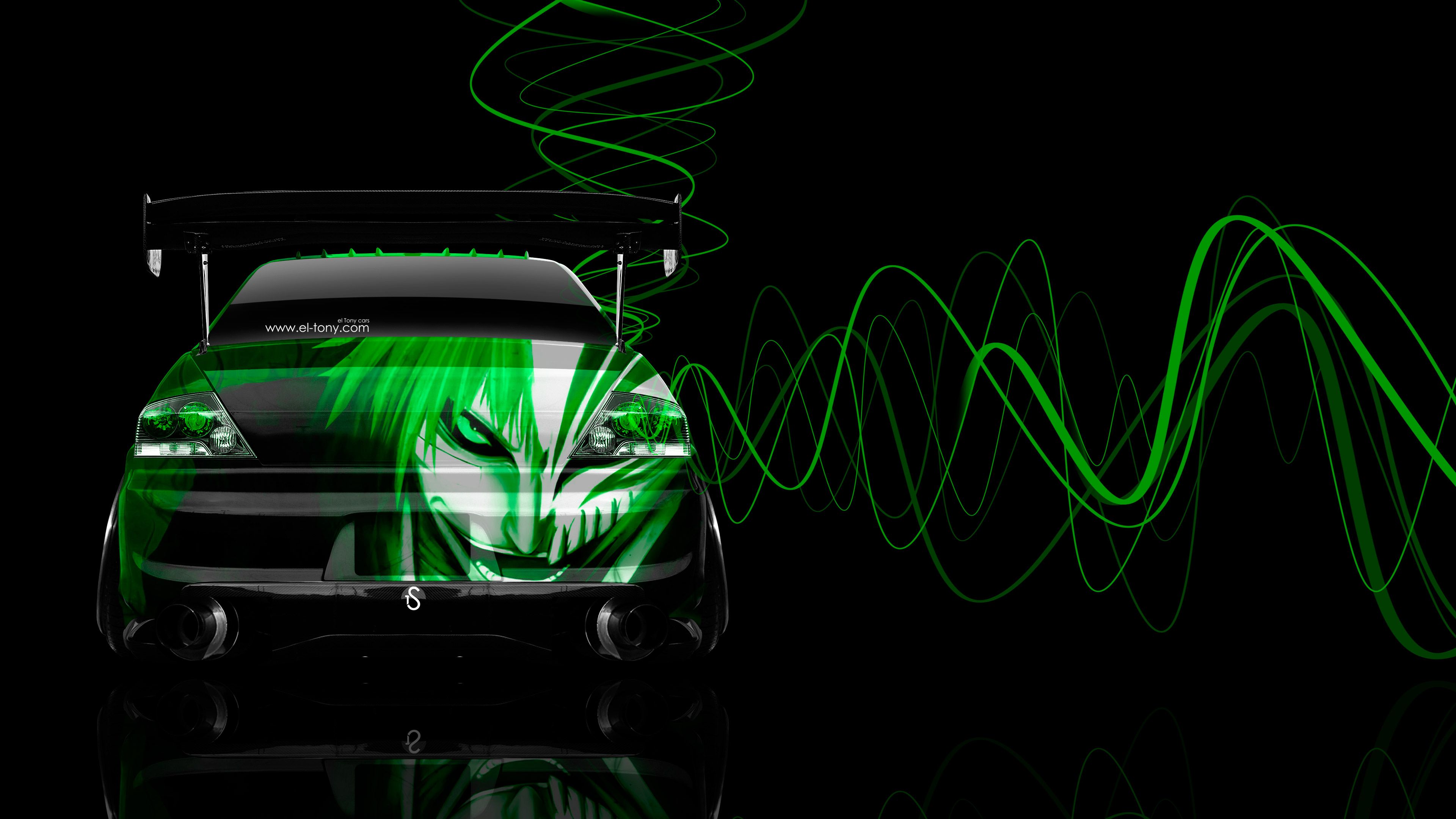 24++ Neon Green Anime Wallpaper