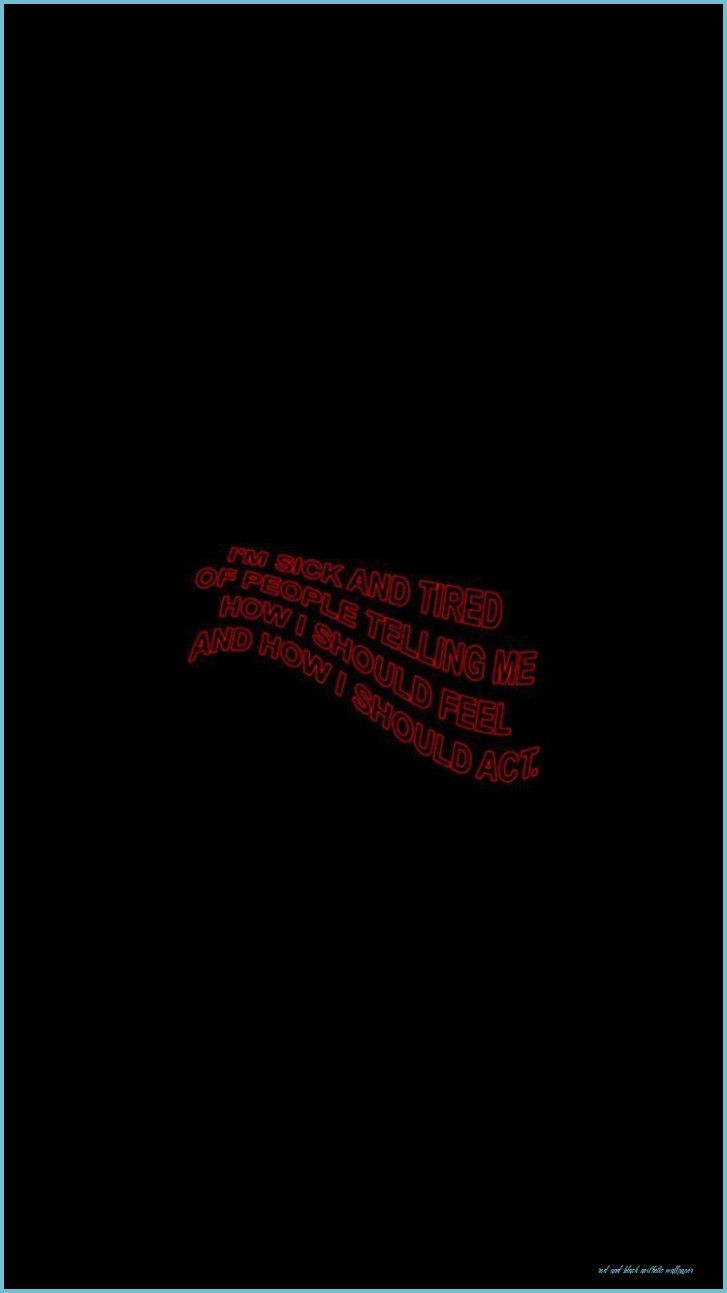 The 11 Secrets About Red And Black Aesthetic Wallpaper Only