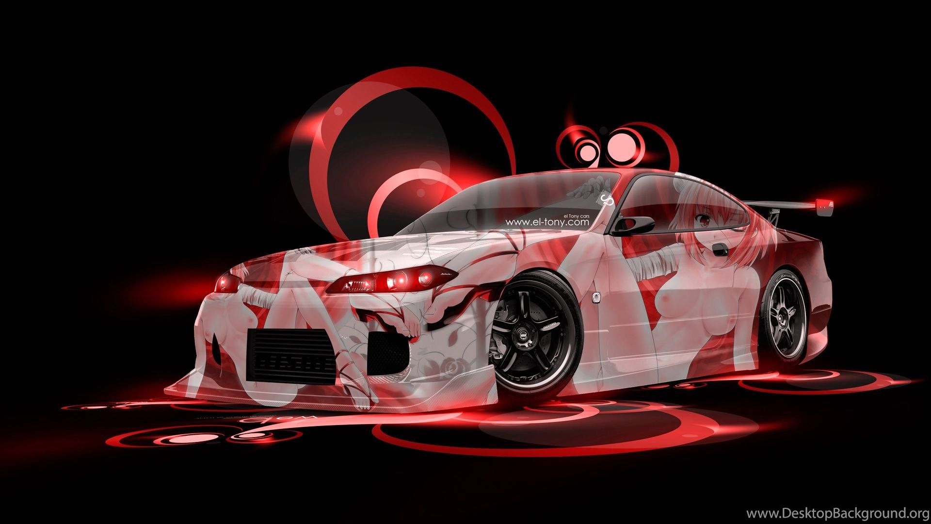 Nissan Silvia S15 JDM Anime Aerography City Car 2014 « El Tony Desktop Background