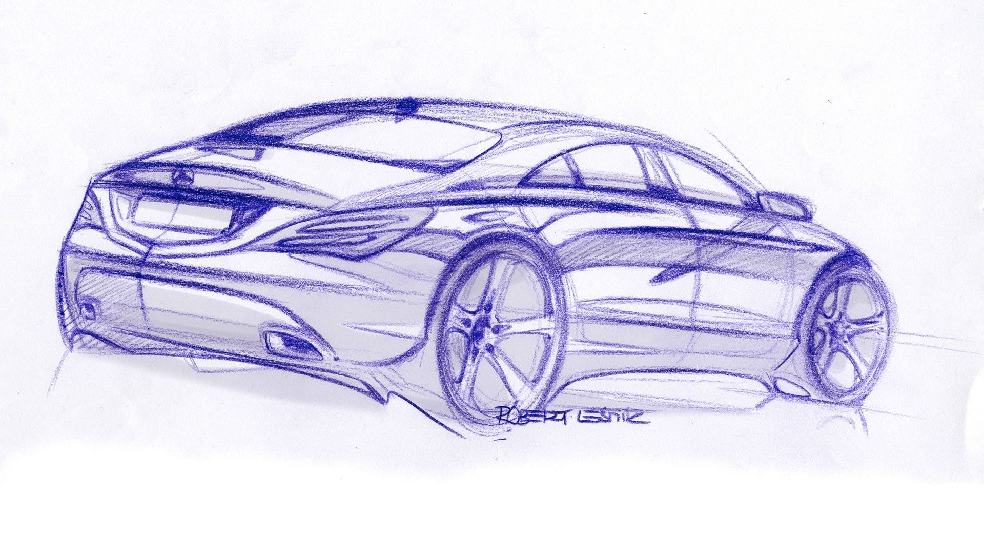 Car Design Sketch Wallpaper