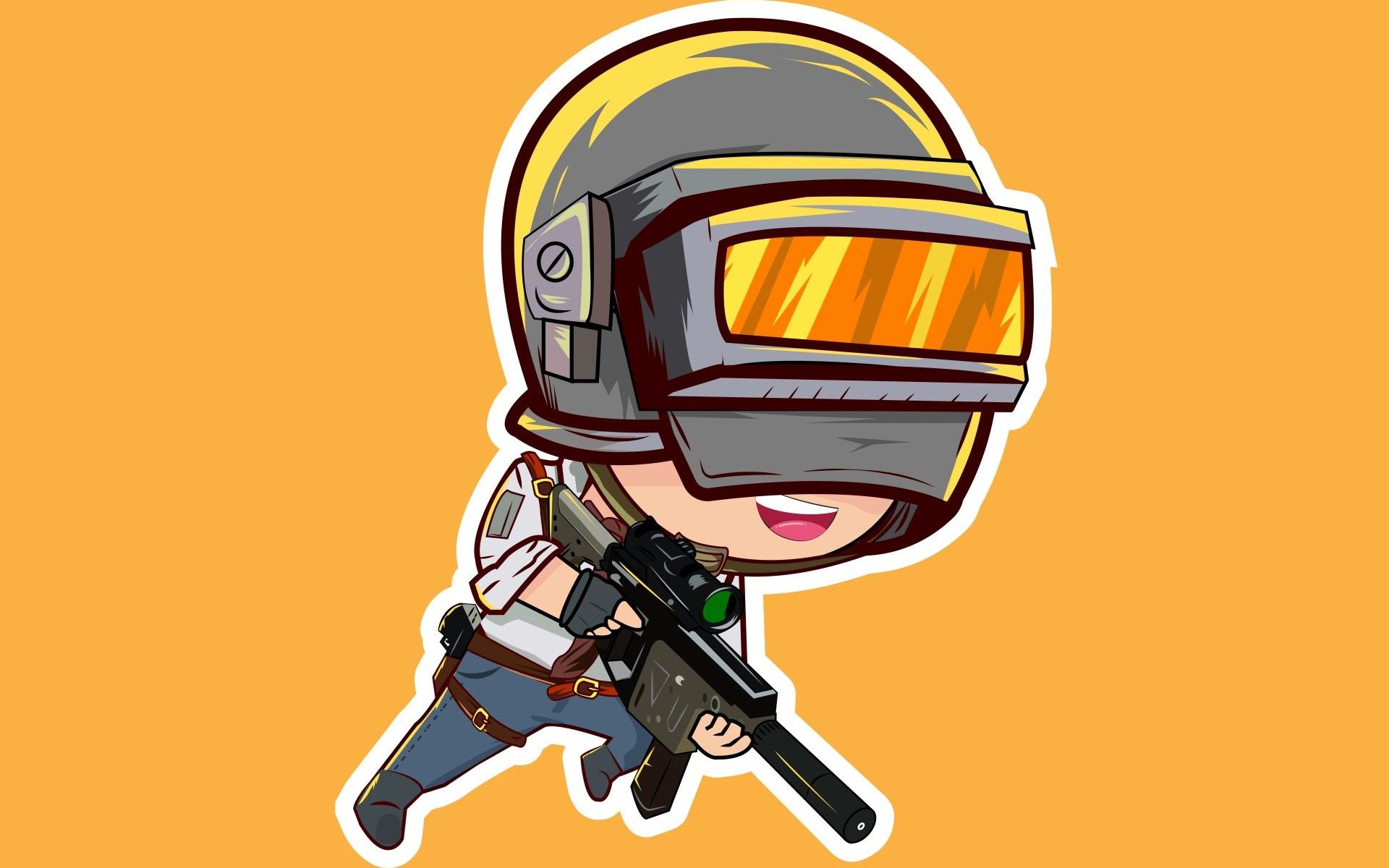 PUBG Chibi Girl Vector Wallpaper 47309