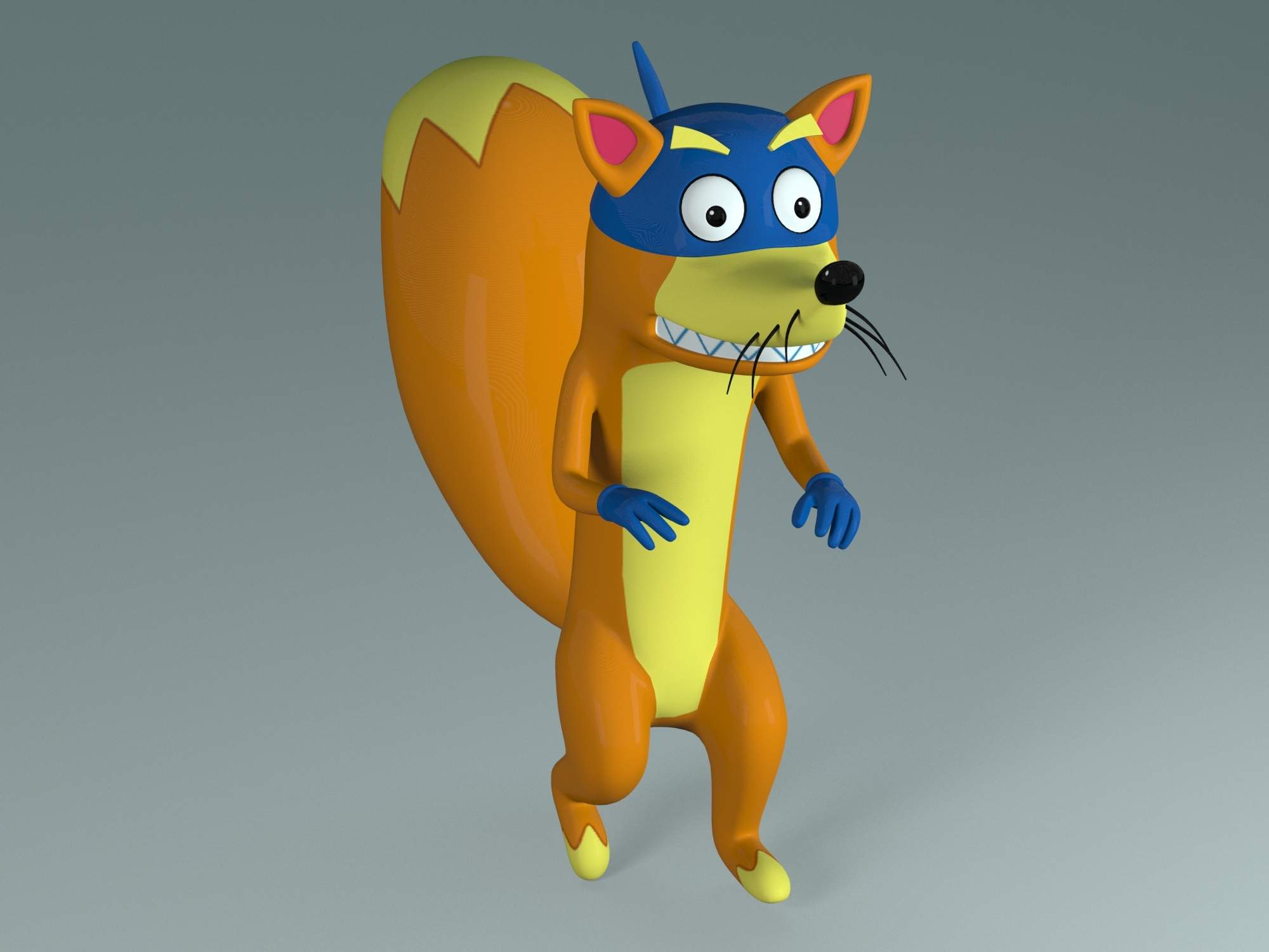 Swiper the Fox 3D Model