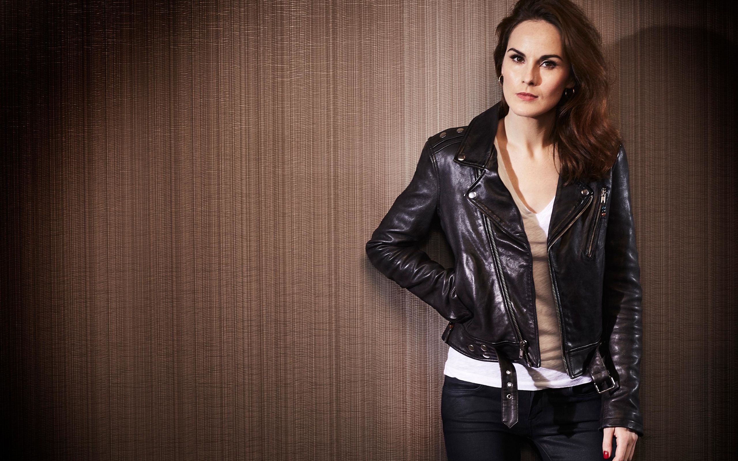 Actress, Brown Eyes, Michelle Dockery wallpaper