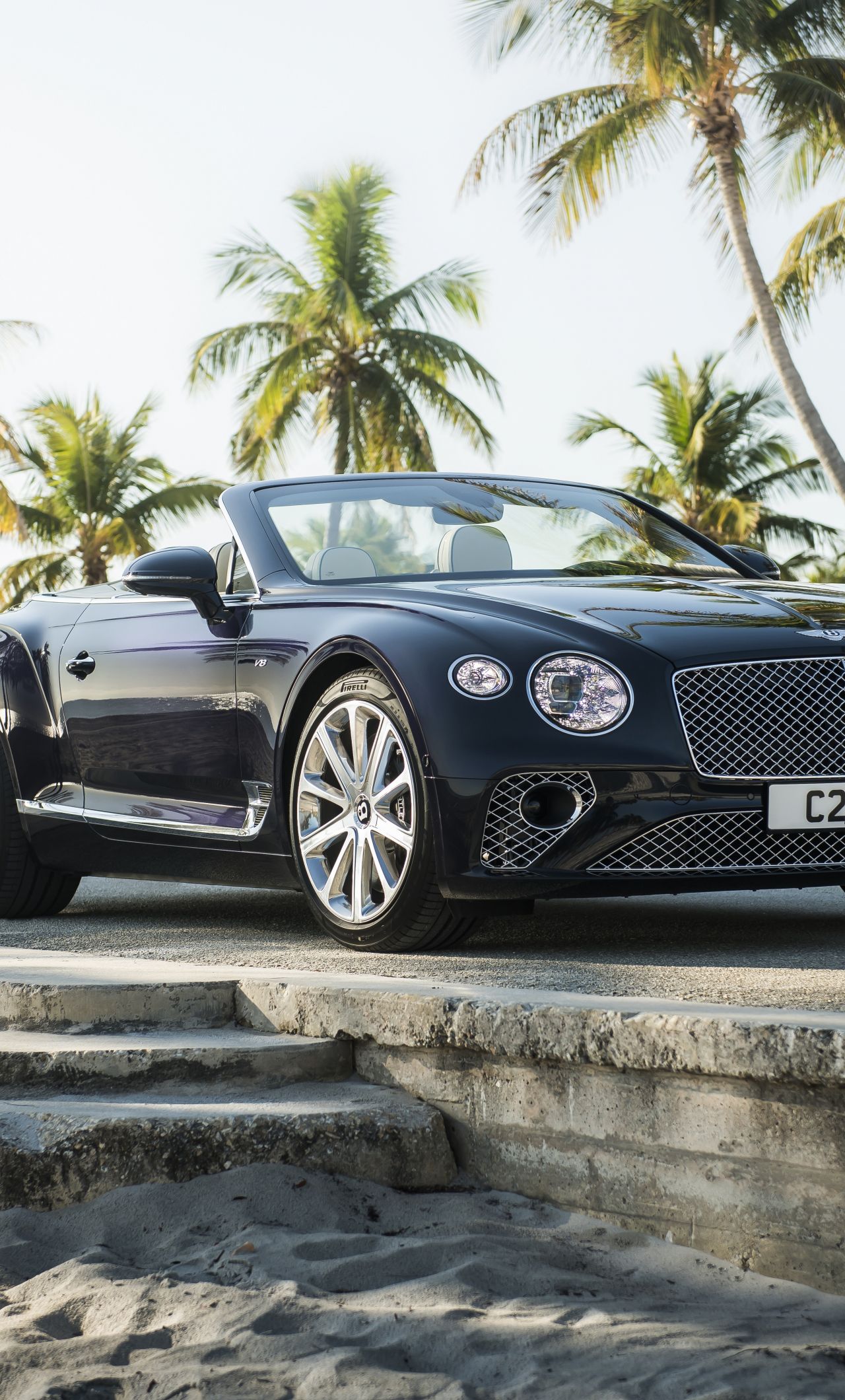 Download 1280x2120 Wallpaper Luxury Car, Bentley Continental Gt, Black Car, Off Road, Iphone 6 Plus, 1280x2120 HD Image, Background, 19997