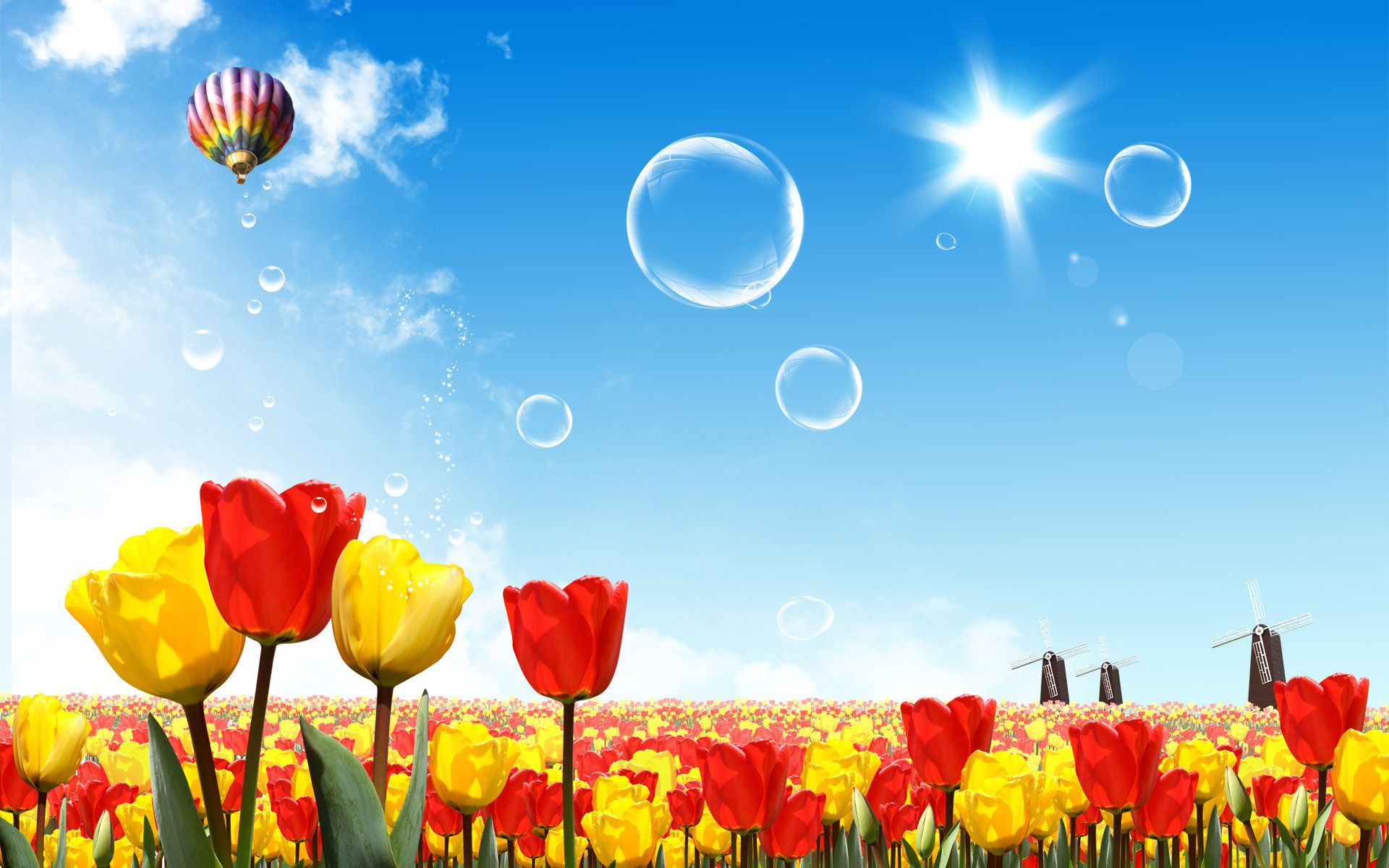 Free summer fantasy landscape for desktop wallpaper Wallpaper Wallpaper 80959