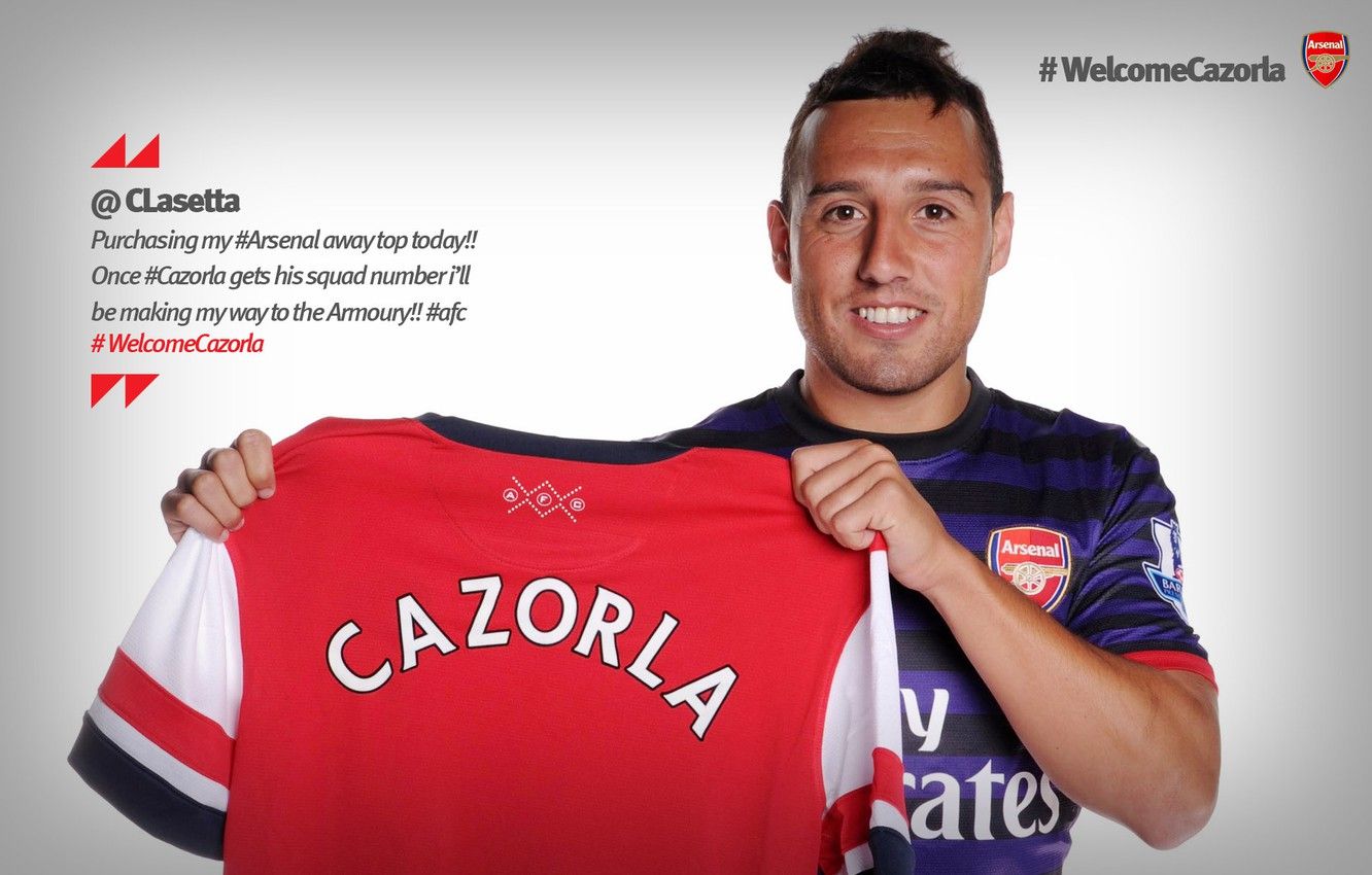 Wallpaper Arsenal, welcome, Arsenal, Santi Cazorla, the best team in the world, Santiago Cazorla image for desktop, section спорт