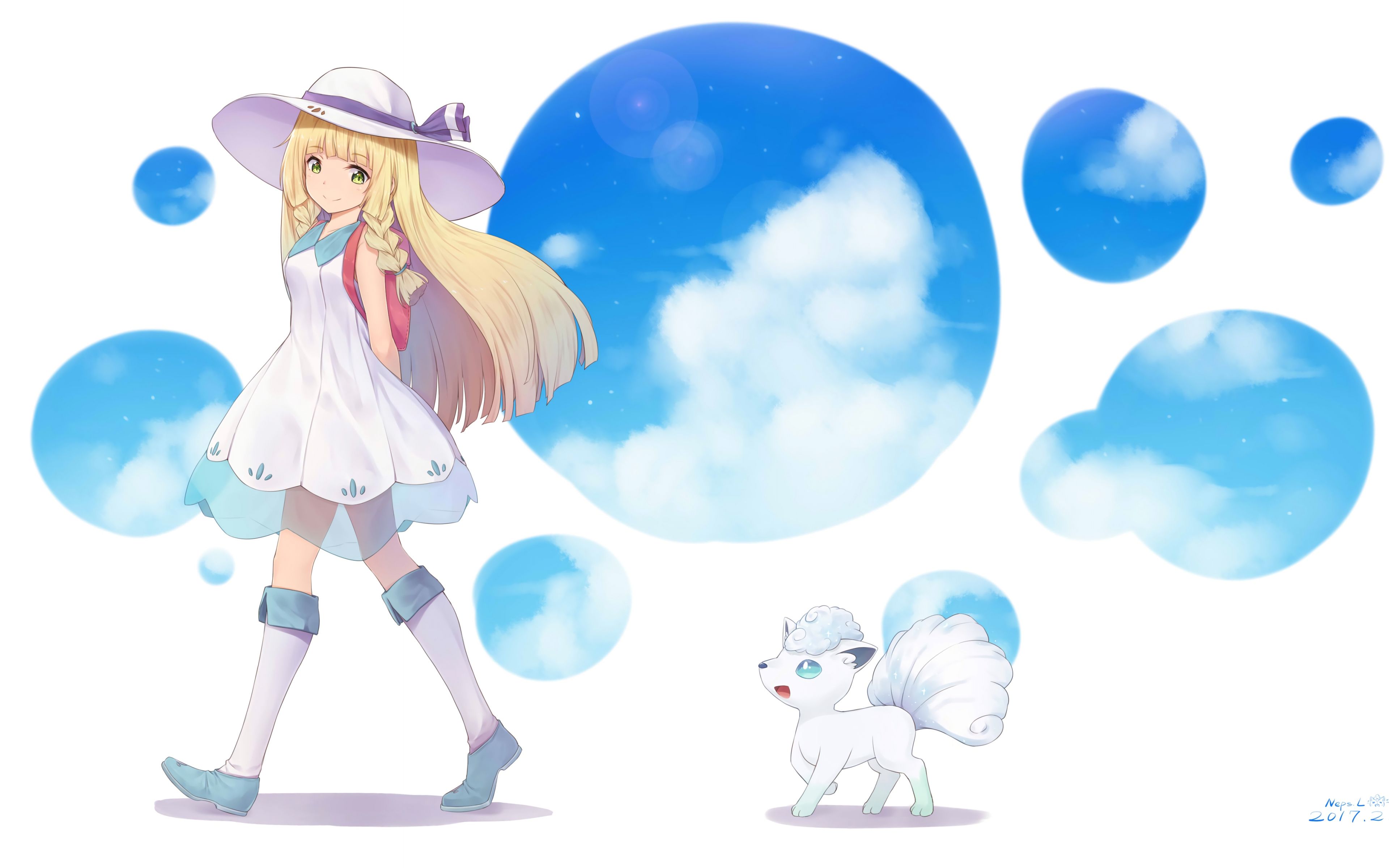 Lillie Pokemon Walpaper HD Wallpaper