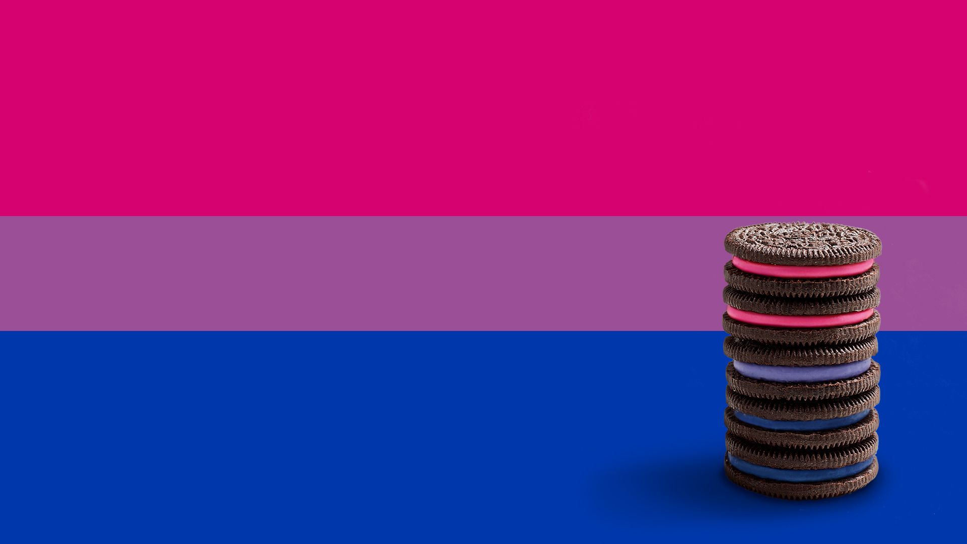 OREO Cookie on Twitter: The Bisexual pride flag consists of three horizonta...