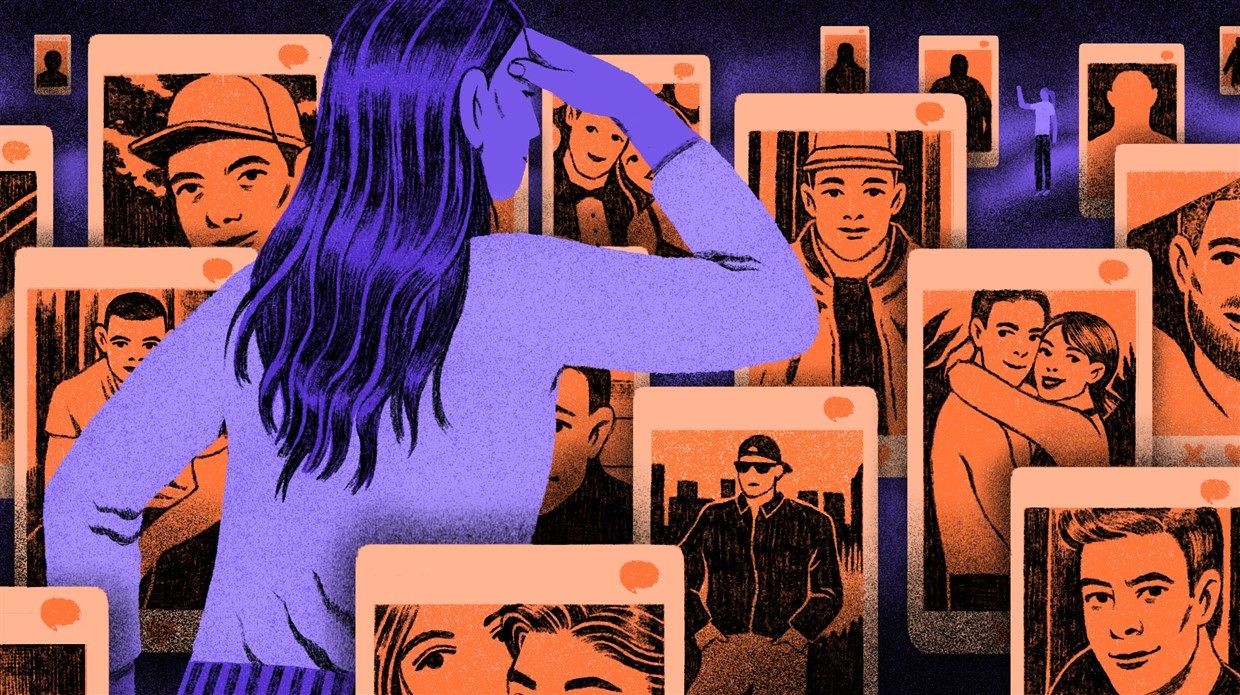 Looking for love on Tinder? Lesbians must first swipe past a parade of straight men