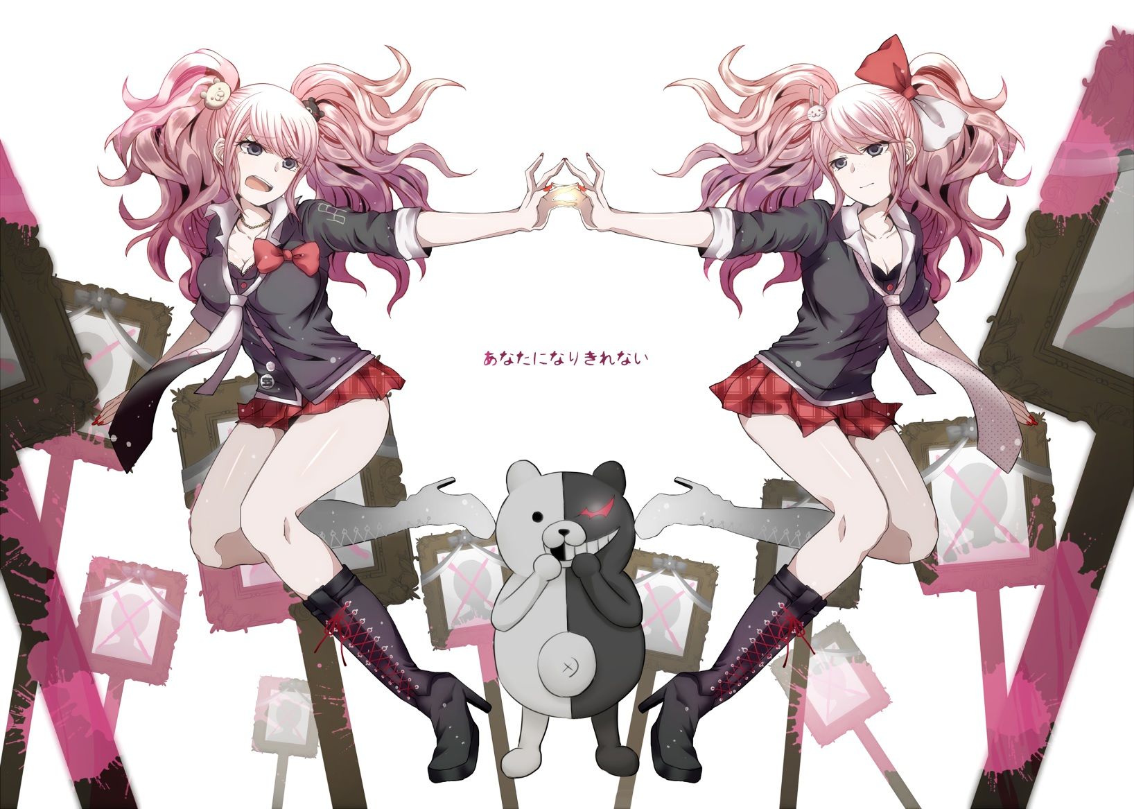 Free download Junko and Monokuma Wallpaper and Background Image 1636x1167 ID [1636x1167] for your Desktop, Mobile & Tablet. Explore Monokuma Wallpaper. Monokuma Wallpaper