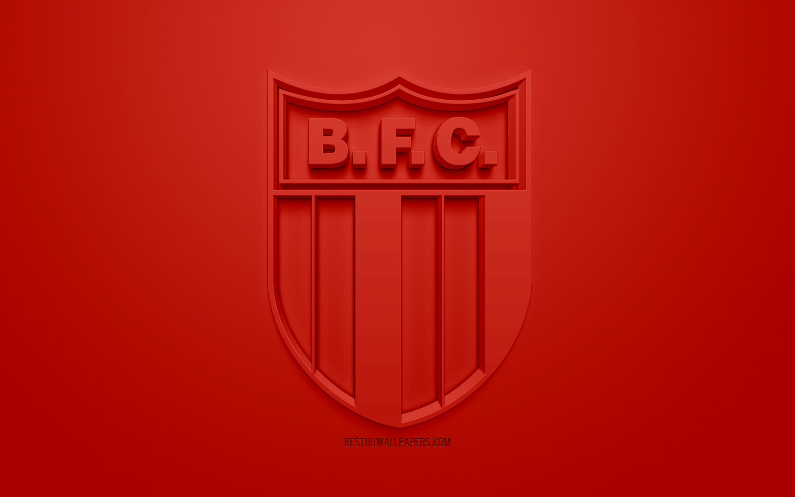 Download wallpaper Botafogo Futebol Clube, Pantera, BFC, creative 3D logo, red background, 3D emblem, Brazilian football club, Serie B, Ribeirao Preto, Brazil, 3D art, football, stylish 3D logo for desktop with resolution