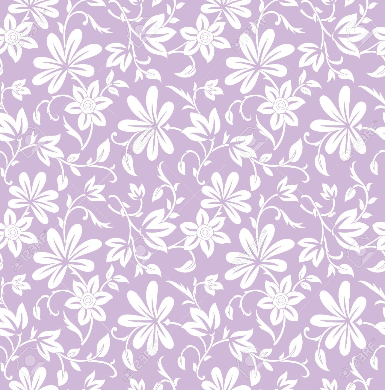 Pastel Purple Pattern Wallpaper