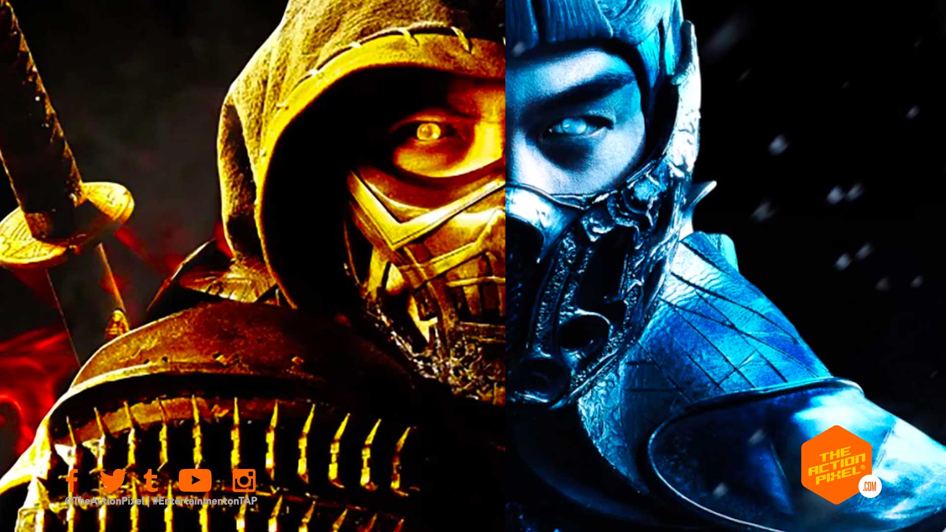 Mortal Kombat” movie motion posters reveal the fight roster in the battle for Earthrealm