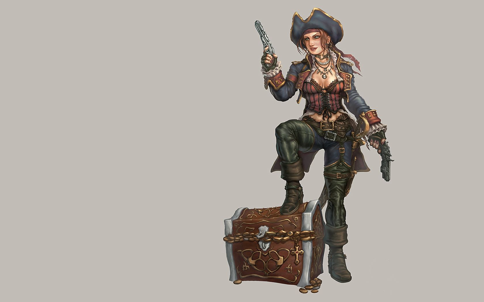 women, pirates wallpaper