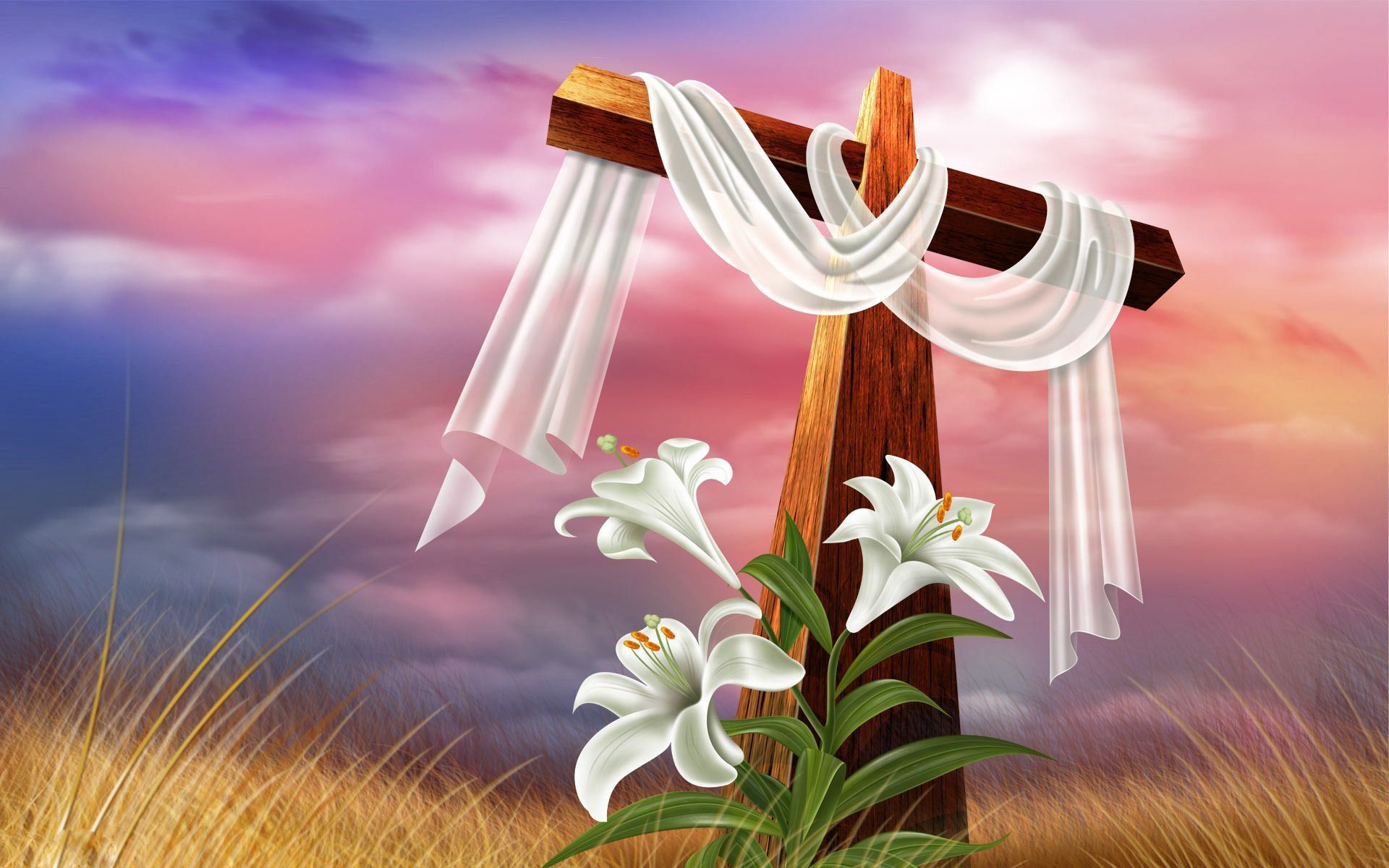 Easter Cross Wallpaper Free Easter Cross Background