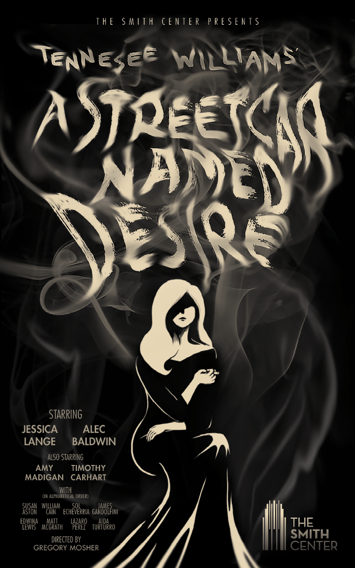 Ligot Typographic Illustration Poster for A Streetcar Named Desire. Streetcar named desire, Class poster, Illustrations posters