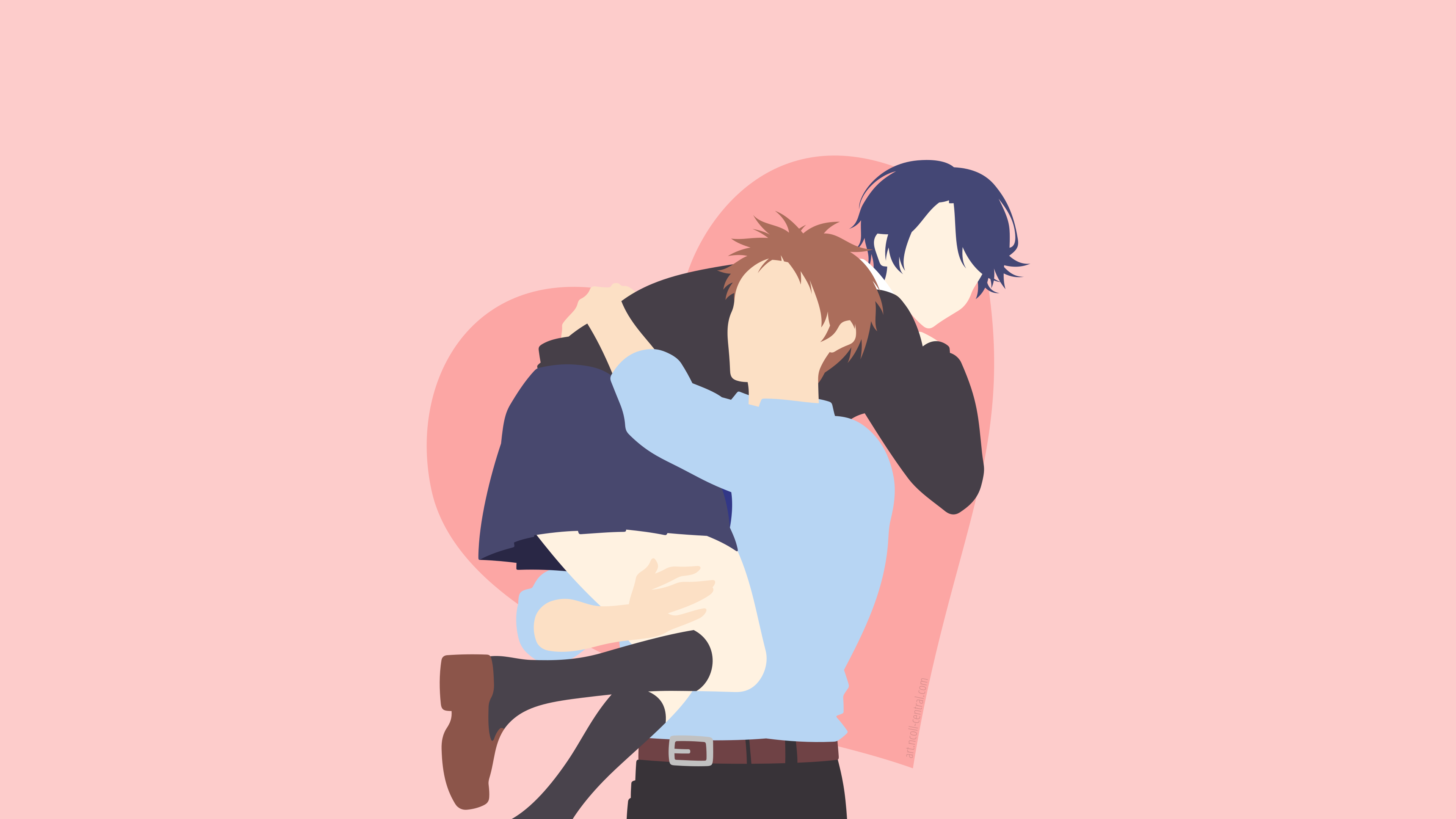 3840x2160 Masayuki Hori, Yuu Kashima wallpaper PNG