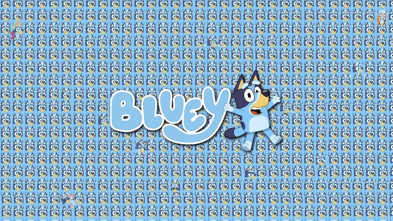 Bluey Wallpaper Desktop Free HD Wallpaper