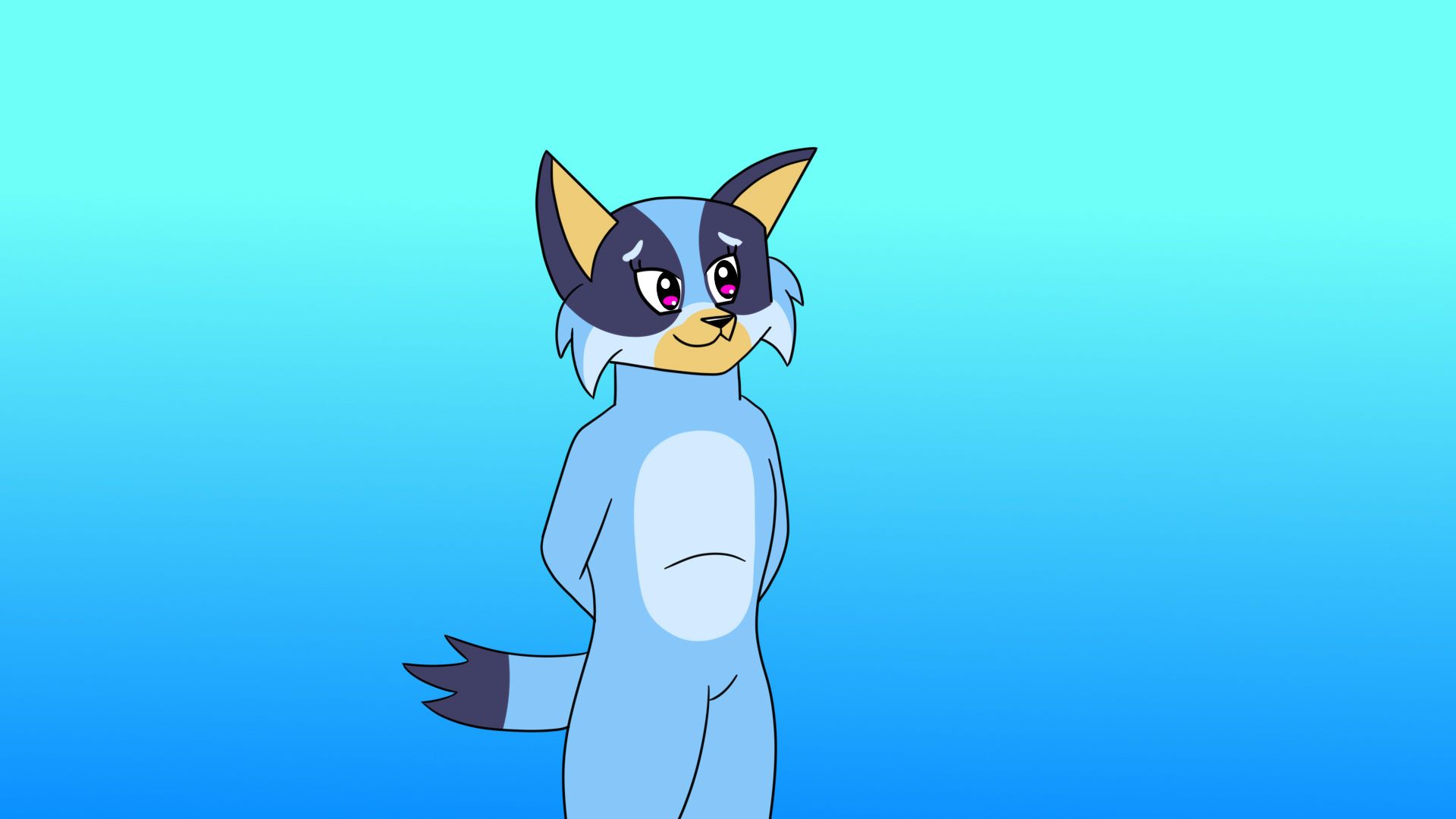 Cute Bluey by Andrew_Wolf - Fur Affinity [dot] net