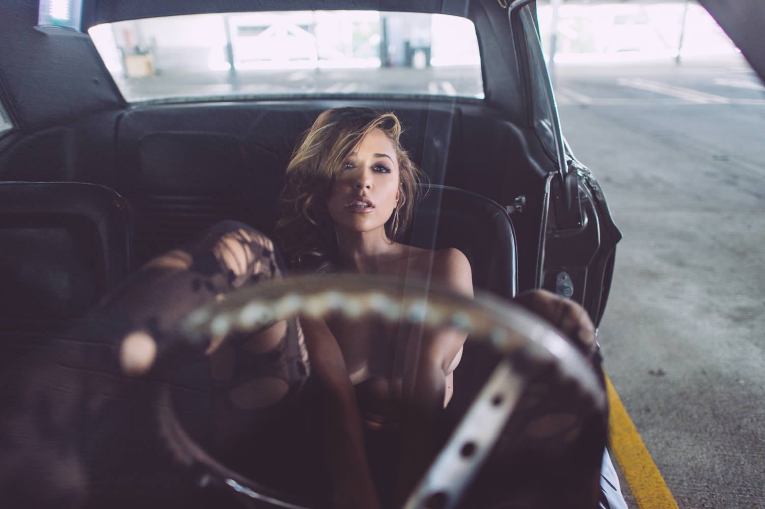 Wallpaper, women with cars, Vintage car, Tianna Gregory, driving, automobile make, luxury vehicle 1502x1000