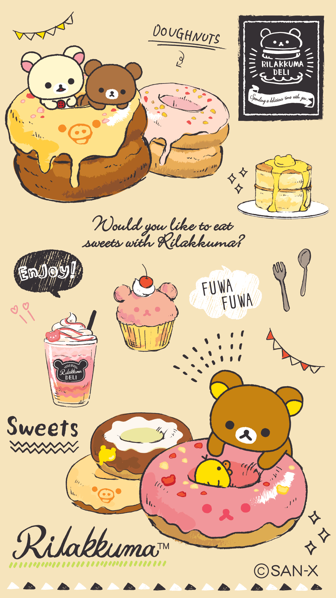 Kawaii Anime Food Wallpaper