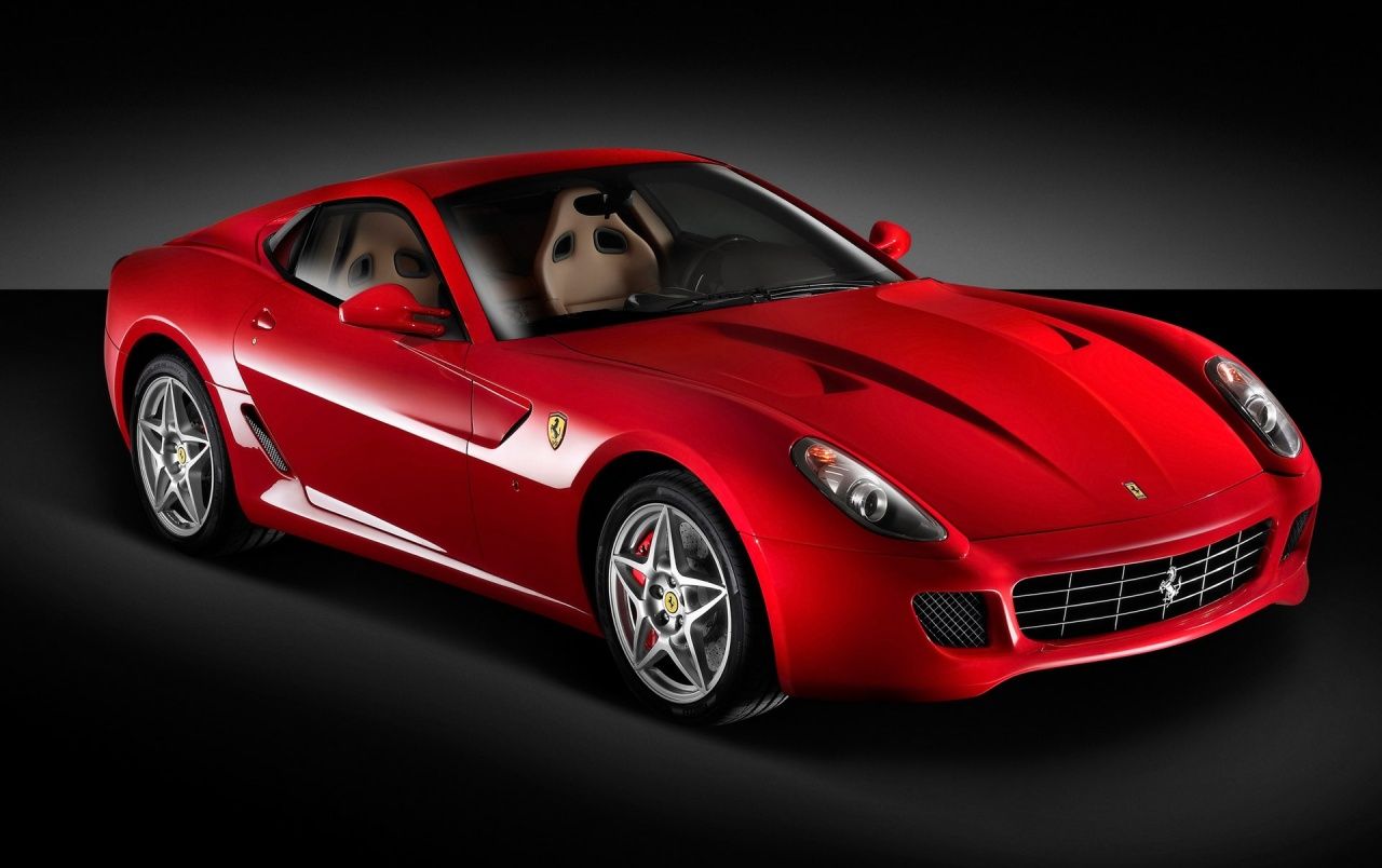Ferrari 599 GTB red wallpaper. Ferrari 599 GTB red