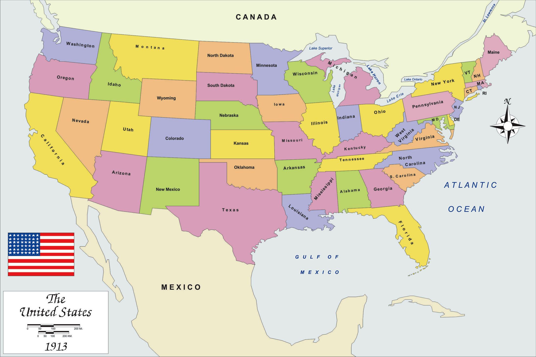 map of usa Large Image. Map, Usa map, United states map