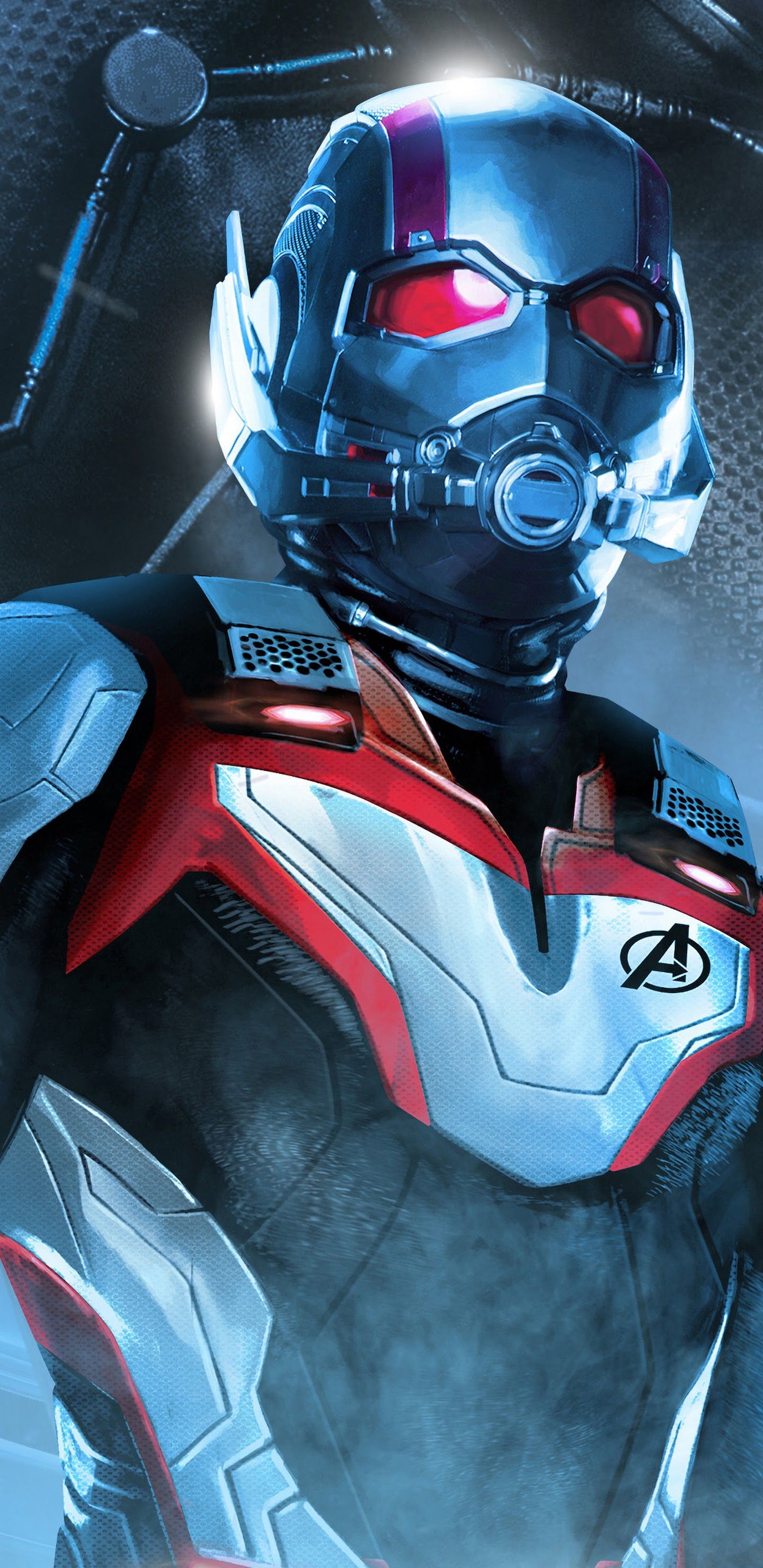 Avengers: Endgame Ant Man White Suit 4K Wallpaper
