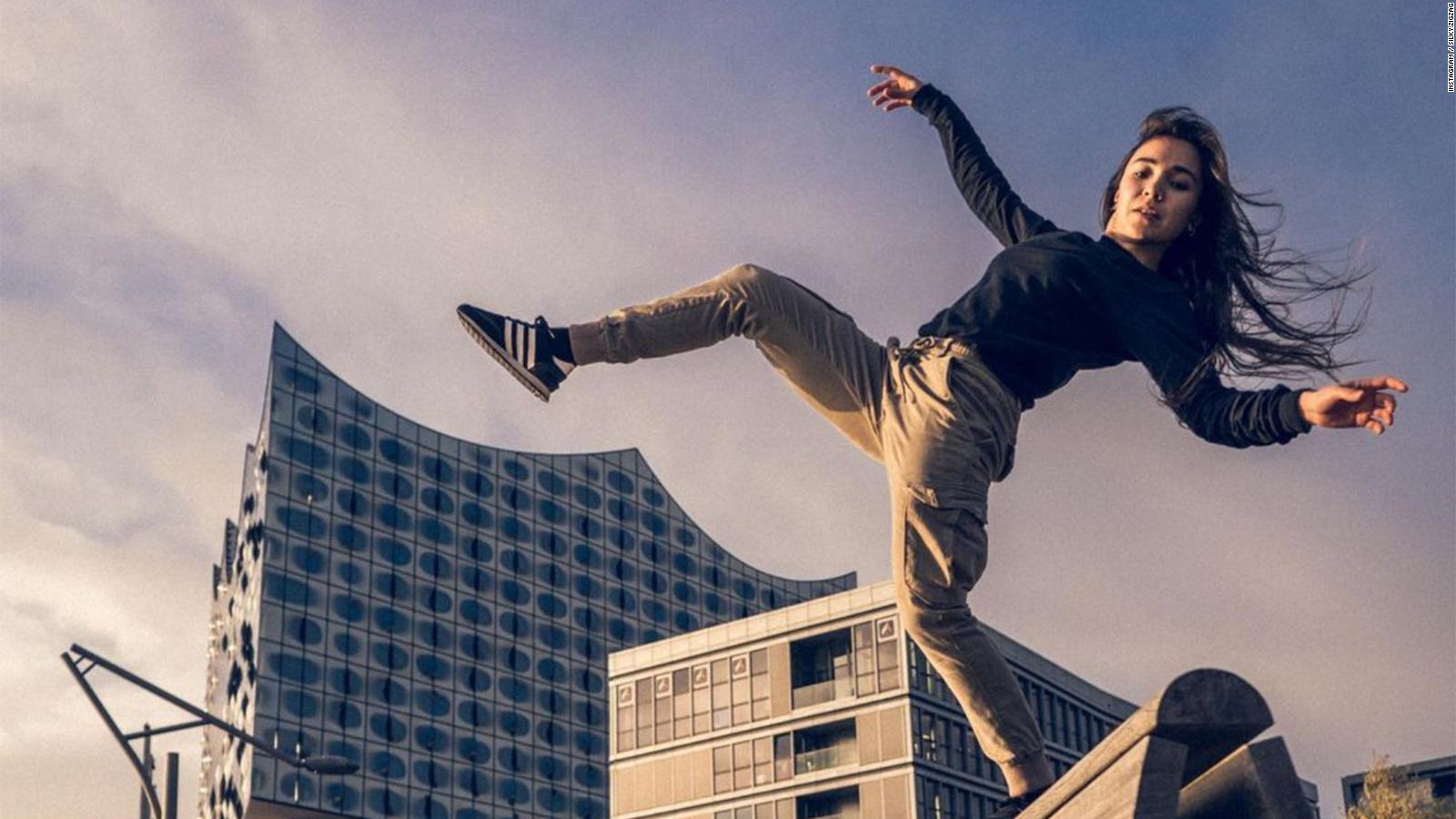Silke Sollfrank wants to encourage more women to take up parkour