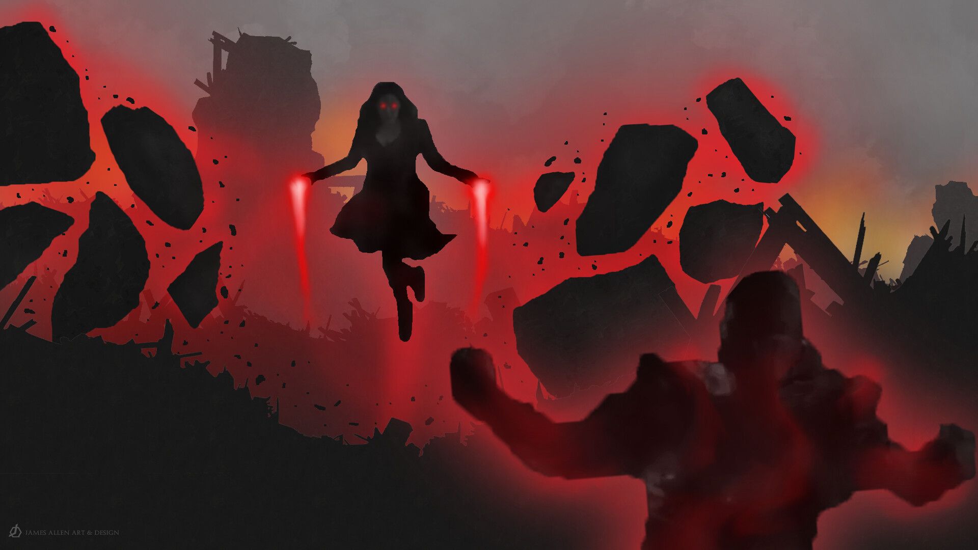 Scarlet Witch vs. Thanos, James Allen