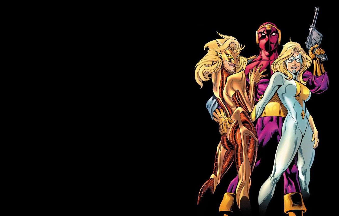 Wallpaper comic, Marvel Comics, Thunderbolts, Moonstone, Baron Zemo, Helmut Zero image for desktop, section фантастика