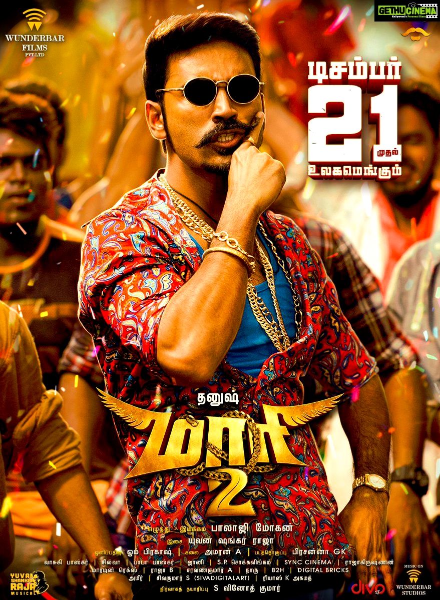 Maari 2, Posters, wallpaper, murukku meesaya, getup
