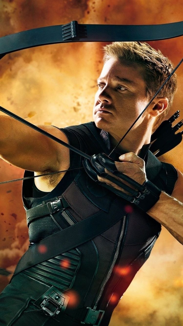 Hawkeye In The Avengers 750x1334 IPhone 8 7 6 6S Wallpaper, Background, Picture, Image